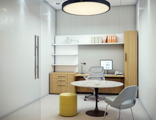 Reff profiles workwall l-shelves height-adjustable table wardrobe generation by knoll work chair task chair saarinen dining table saarinen desk saarinen executive chair rockwell unscripted upholstered seat muuto tip desktop lamp