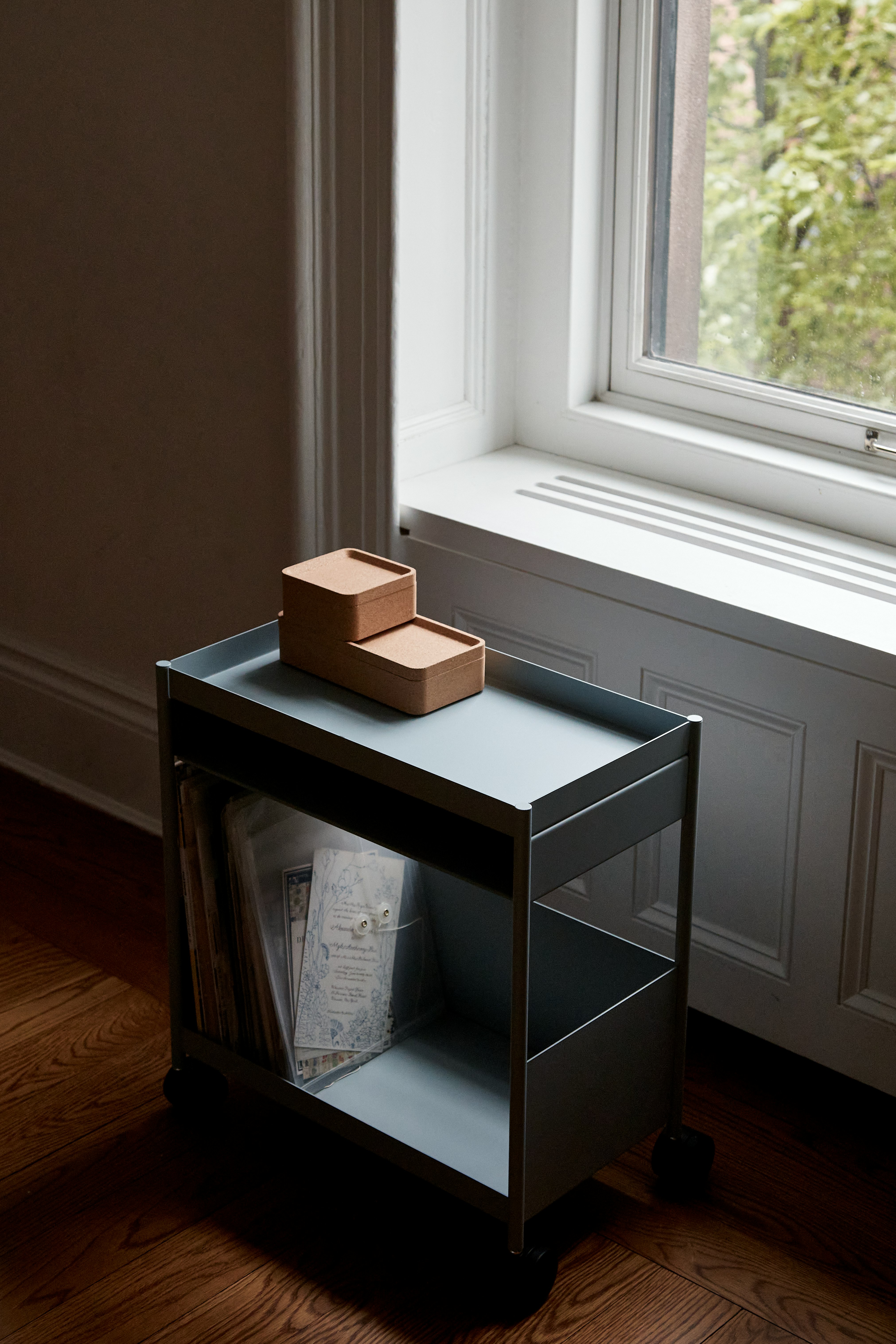 OE1 Storage Trolley and Trove Boxes
