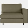 Reid Chair - One - Arm,  Right,  Album Linen,  Spruce with tubular leg