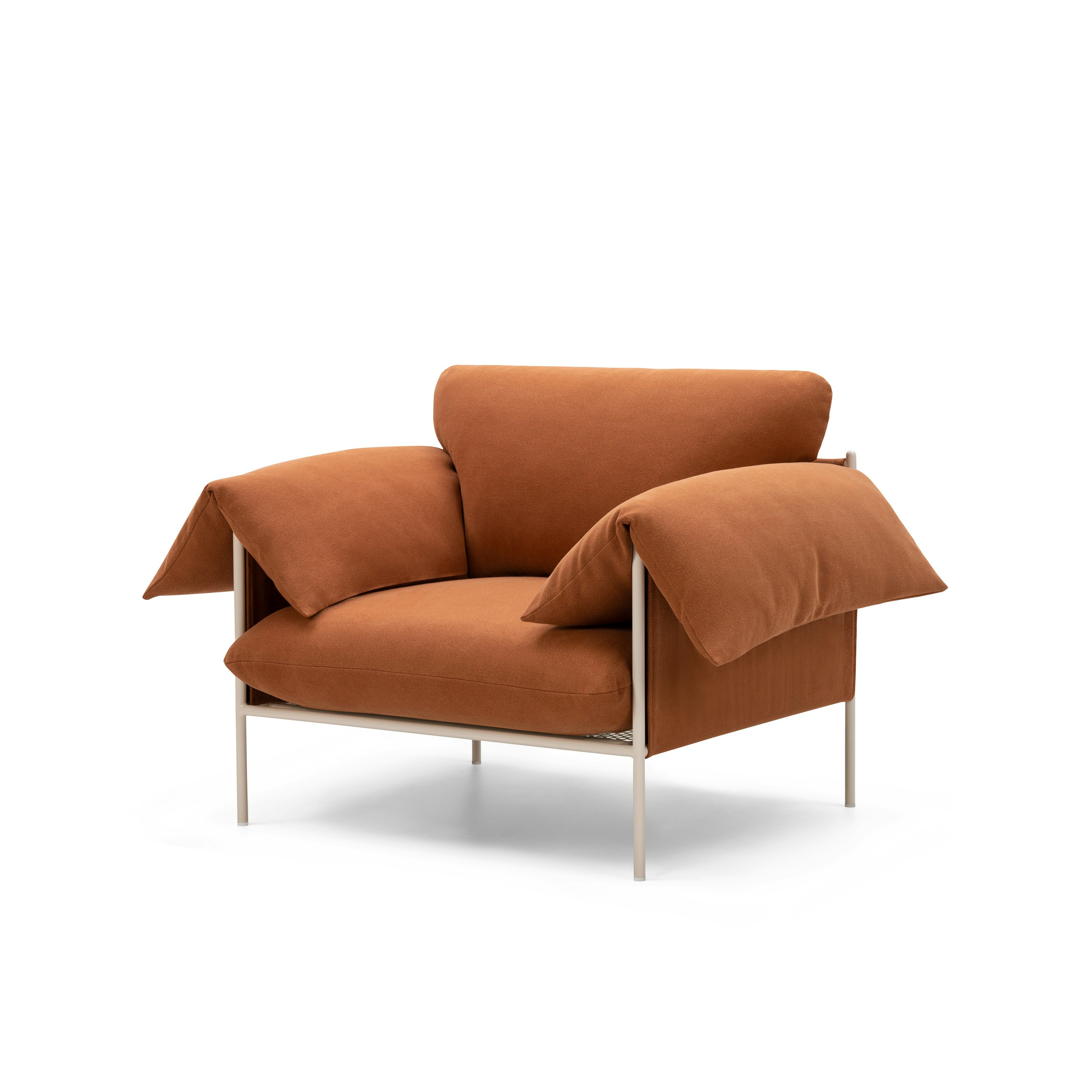 Alva Occasional Chair Nougat Frame Cabarita Hazel