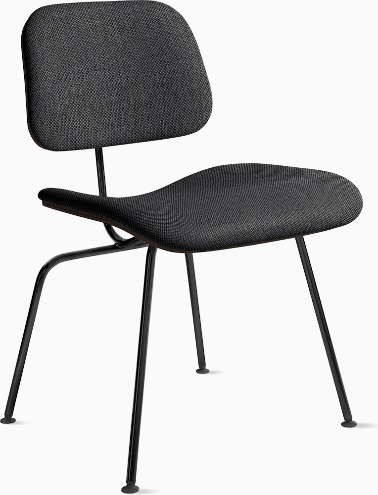 Eames Molded Plywood DCM Ebony Frame Mode - Talus,  Black Leg