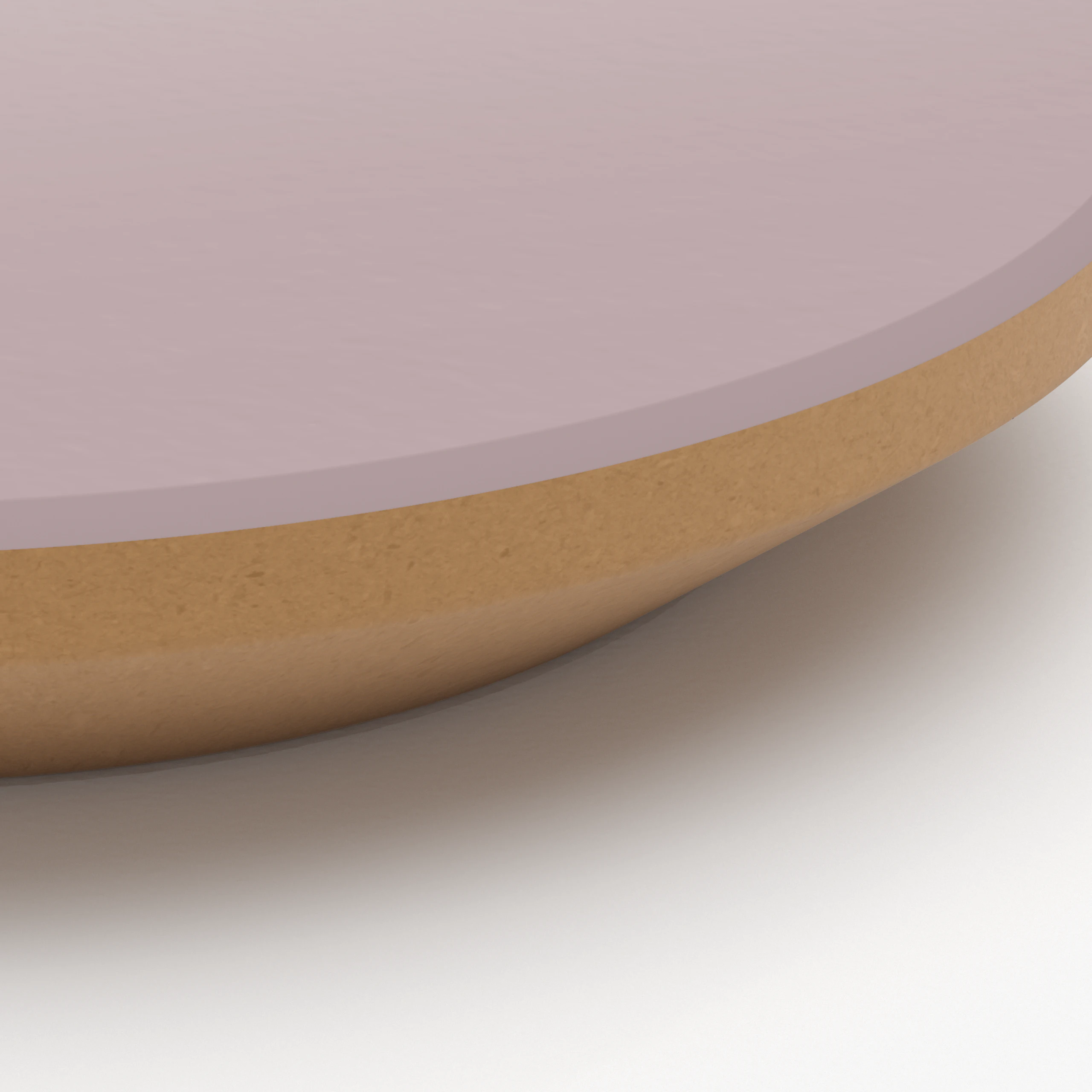 Soft Lilac with Reverse Chamfer Edge