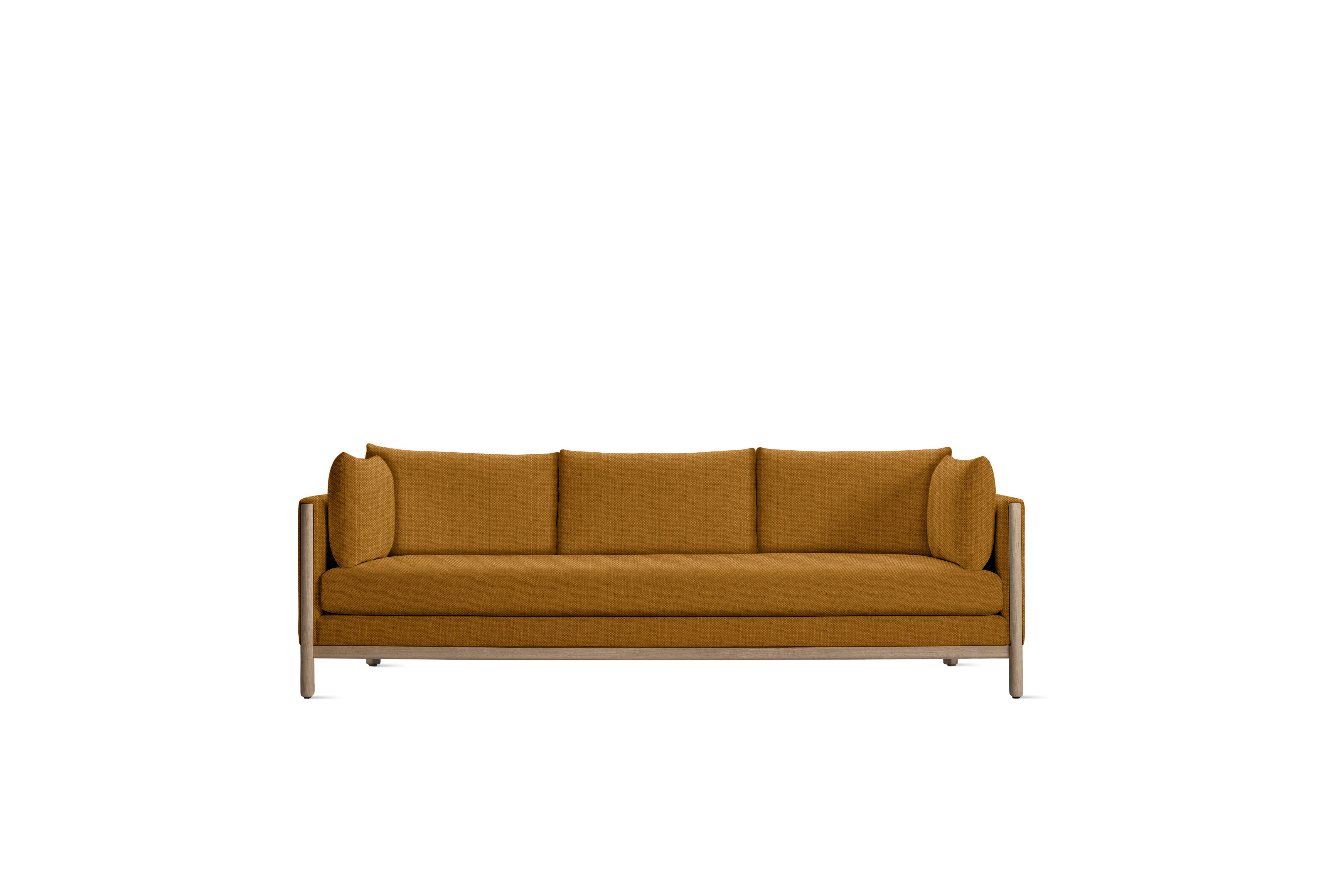 Emmy Sofa, 92 In, Mode, Nutmeg, Oak