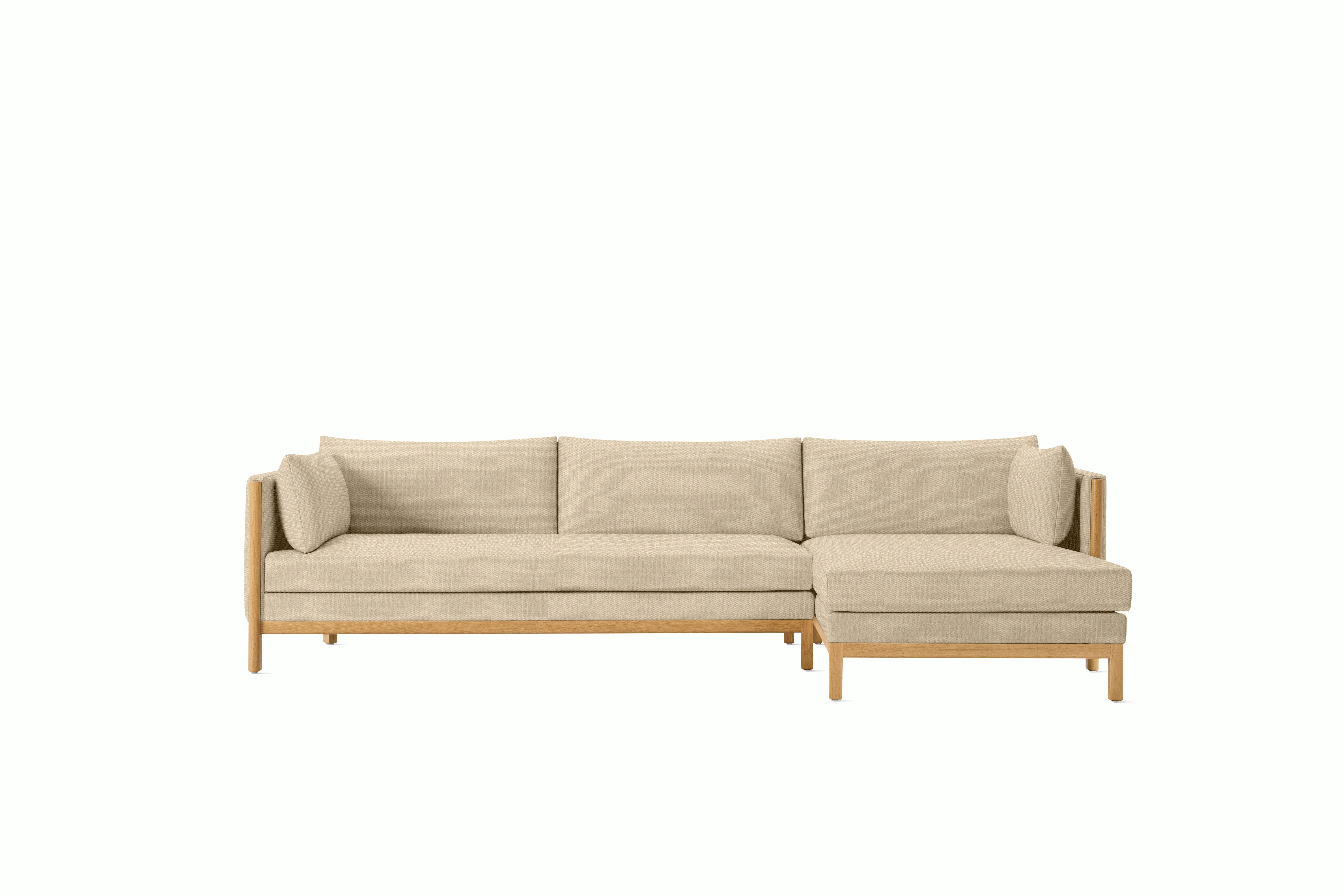 Emmy Sectional - Album Linen, Straw, Oak, Right