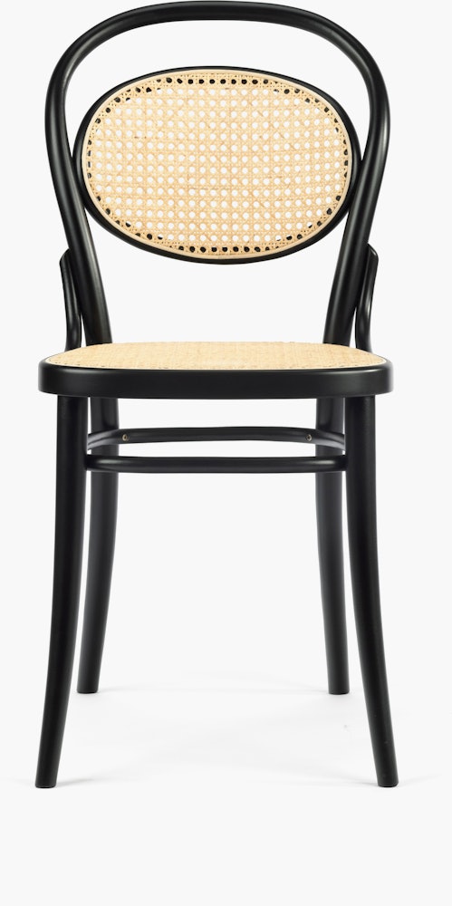 26 Side Chair - Black, Cane