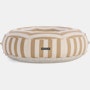Ring Lilo Pool Float - sand/white stripe