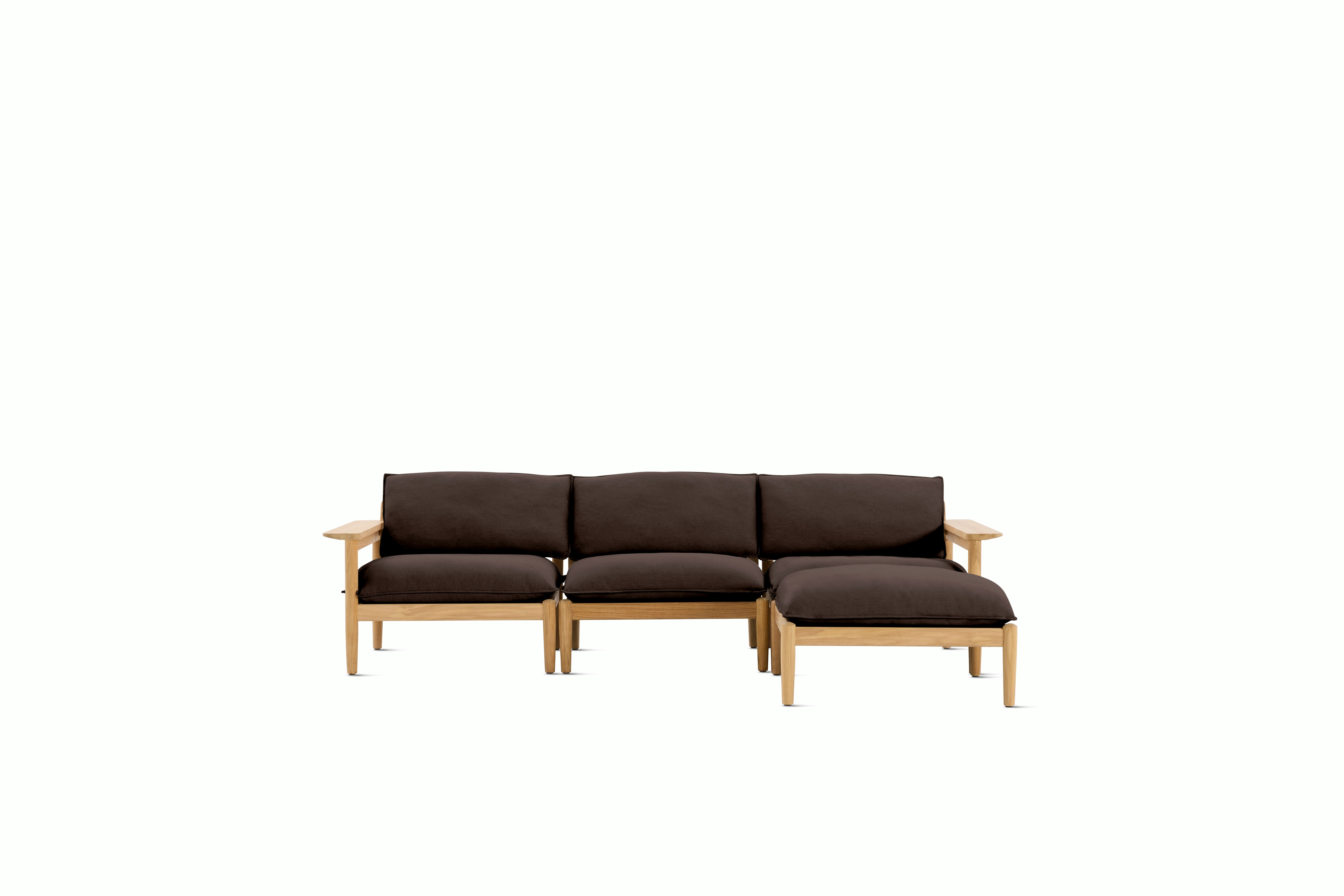 Terassi Sectional Sofa - Sable, FSC Certified