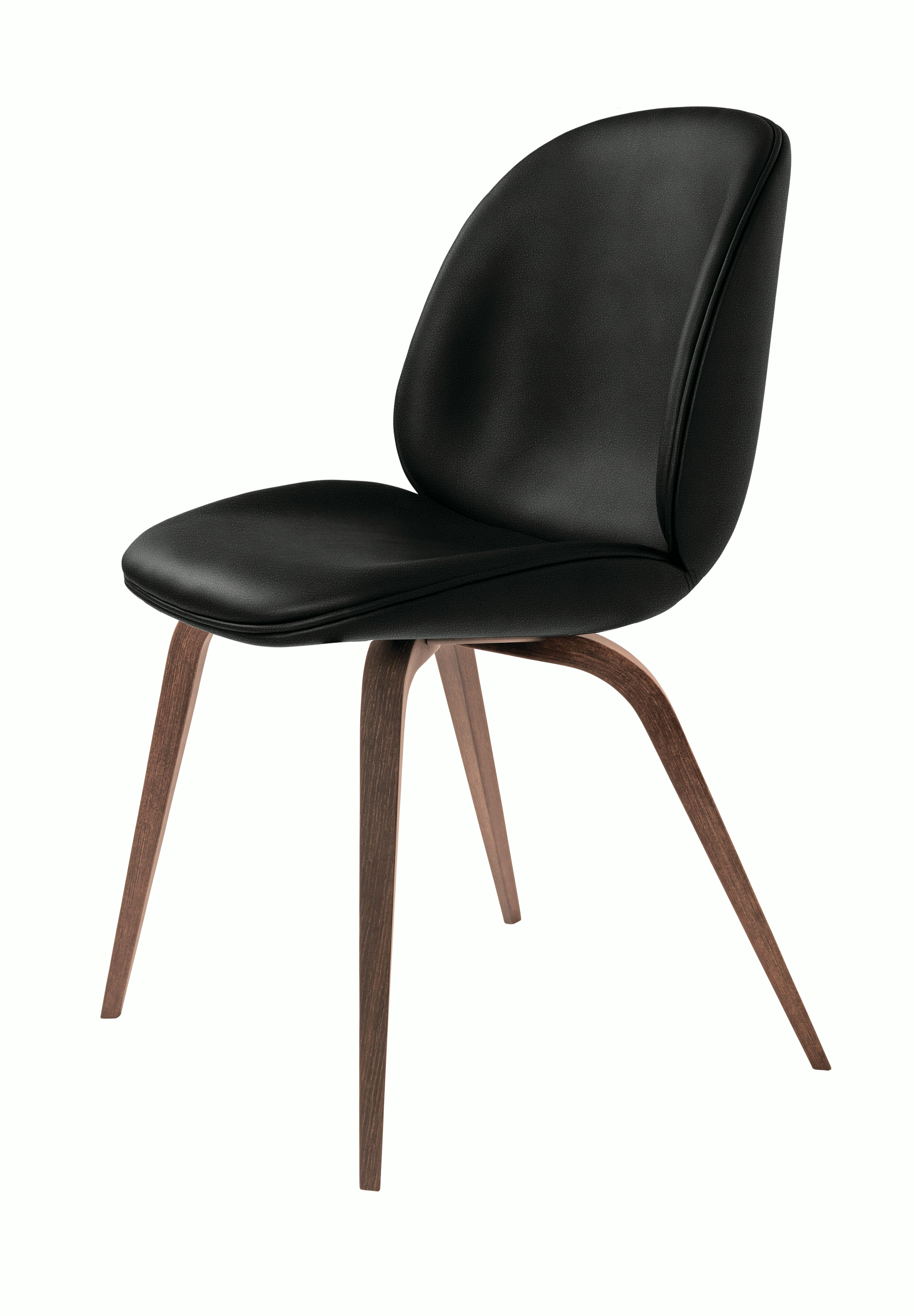 Beetle Side Chair,  Walnut