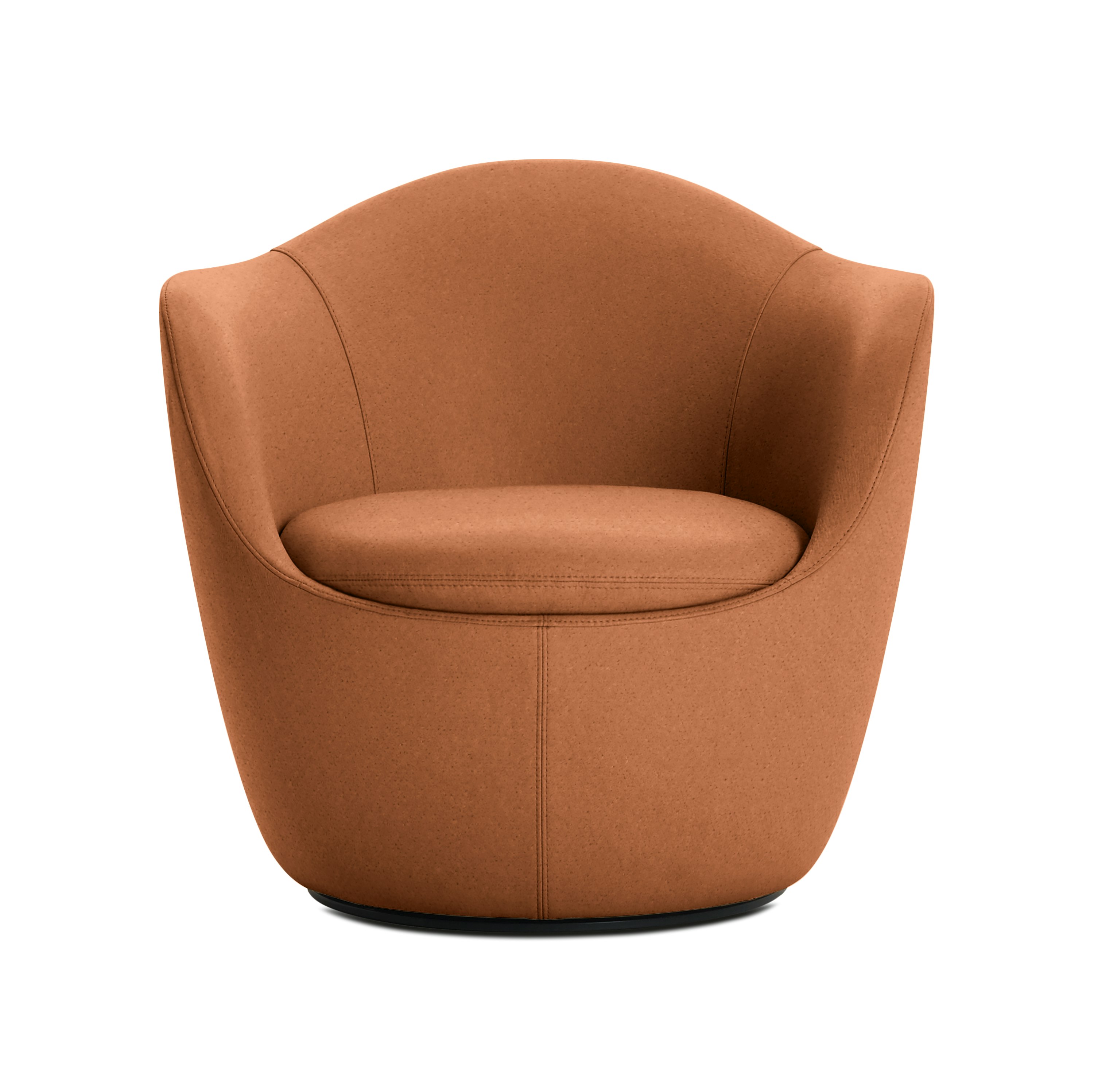 L&iacute;na Swivel Chair - Crypton Sintra Velvet, Clay