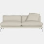 Como Armless Sofa - Album Linen, Magnolia