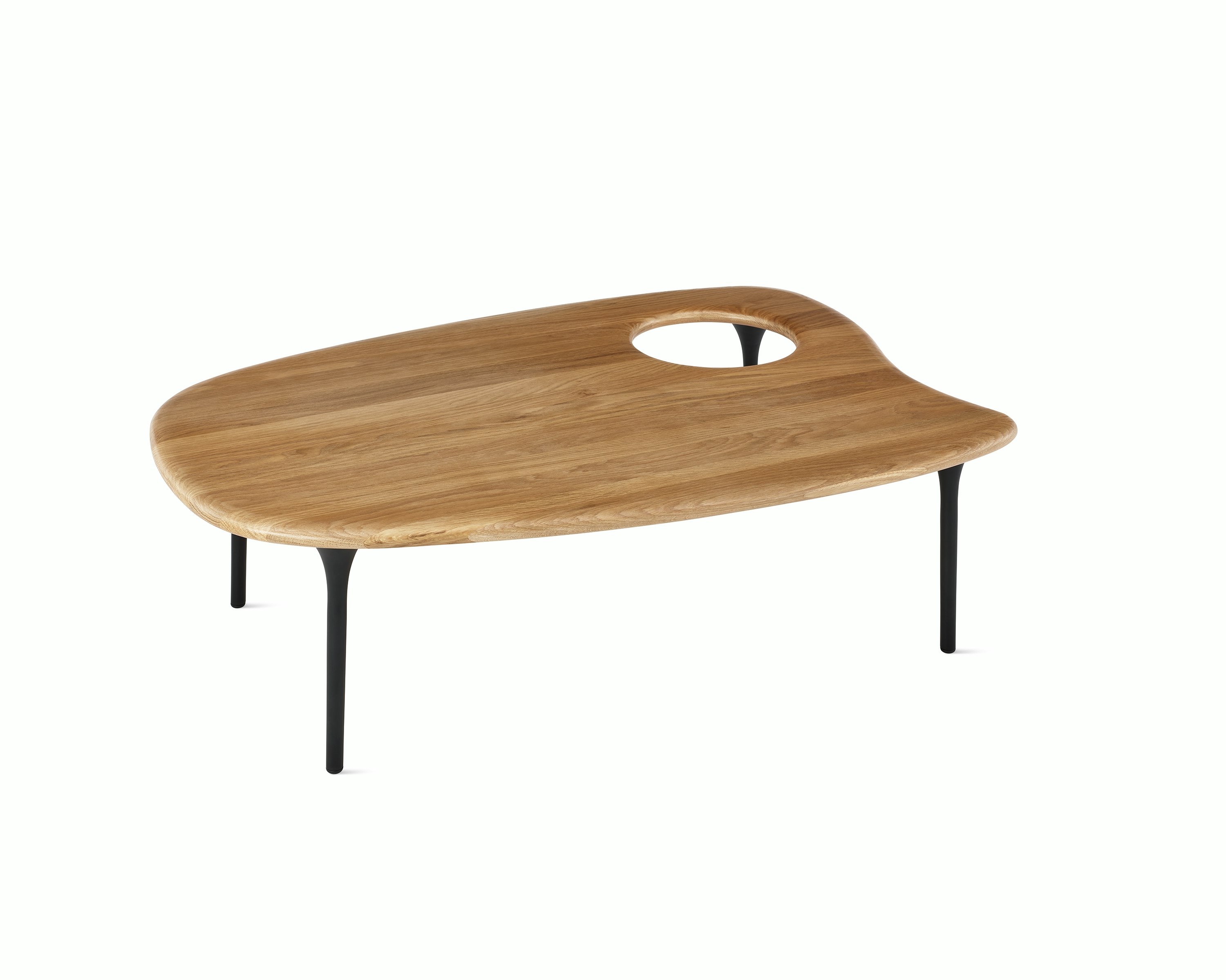Cyclade Table, Low oak