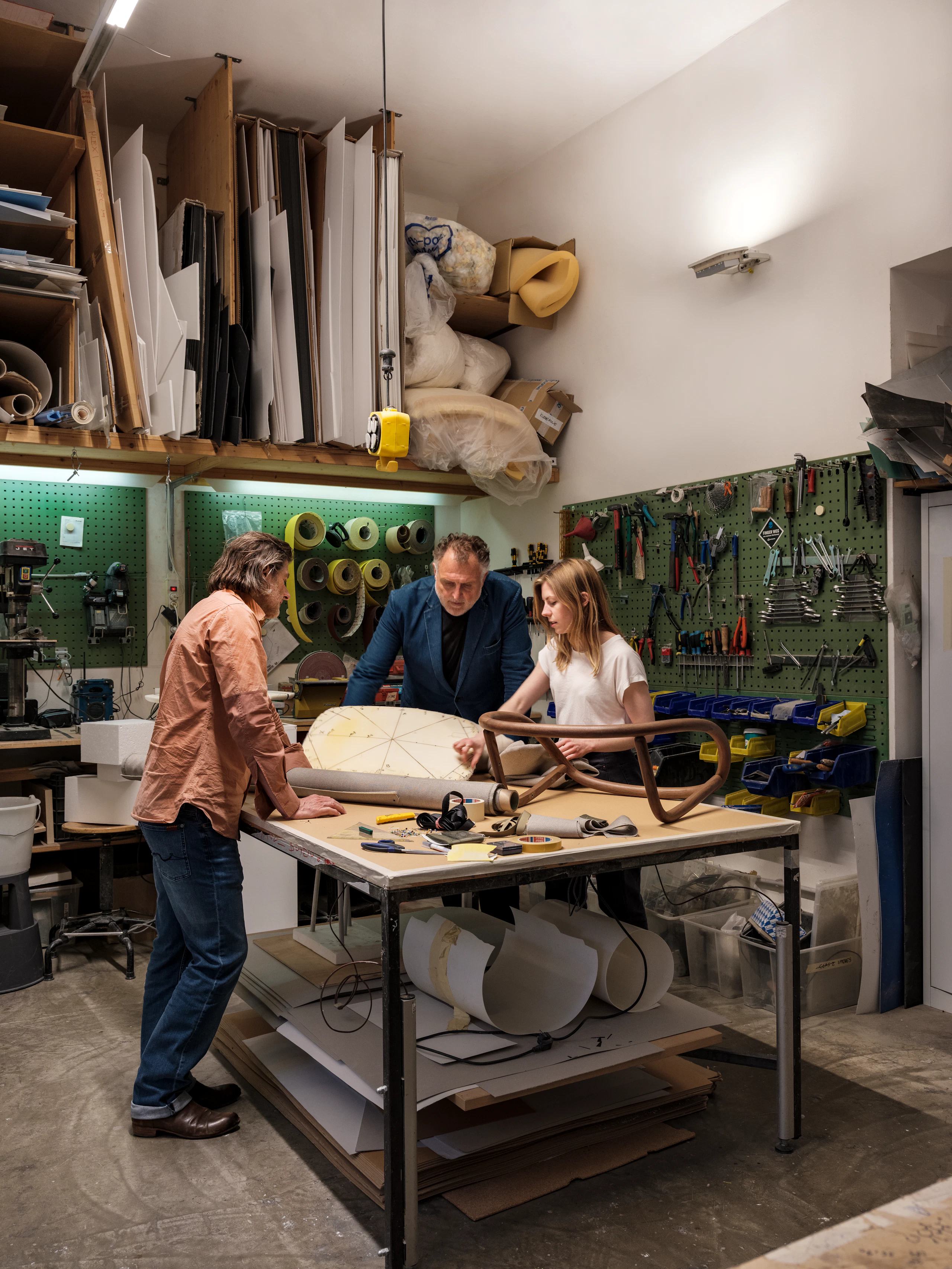 EOOS Designers working in studio
