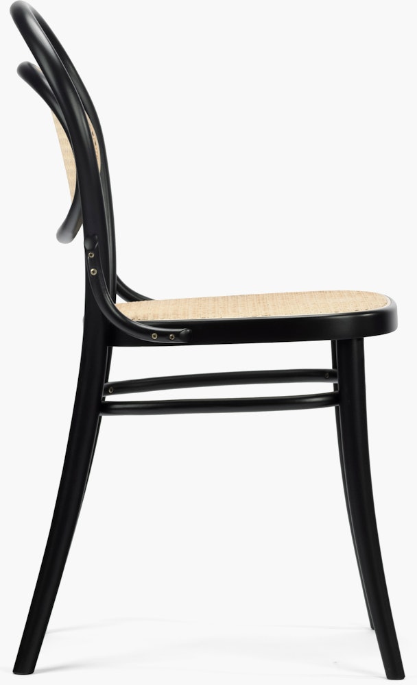 27 Side Chair - Black, Cane