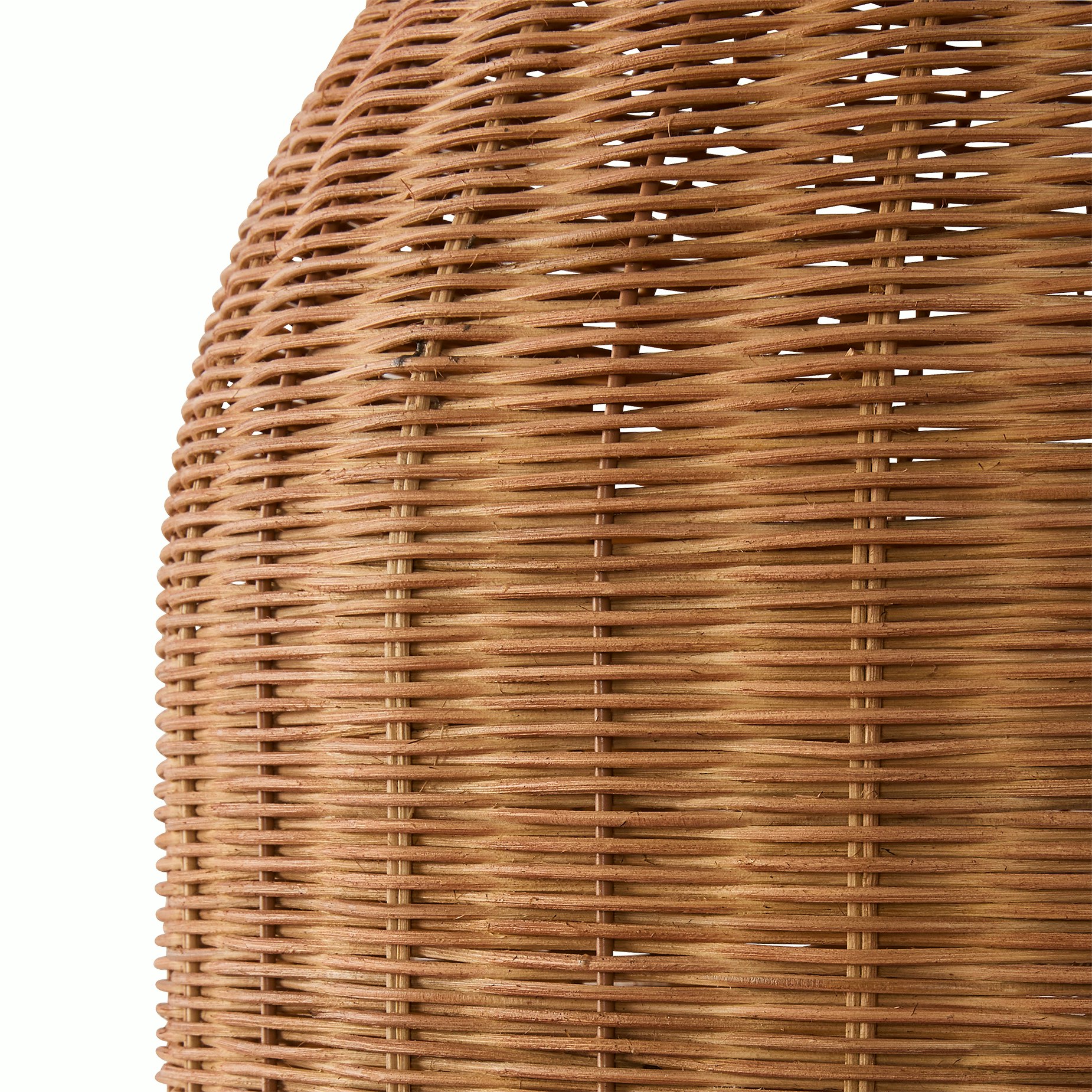 Bell Wicker Floor Lamp