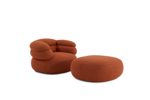Biboni Lounge Chair Ottoman