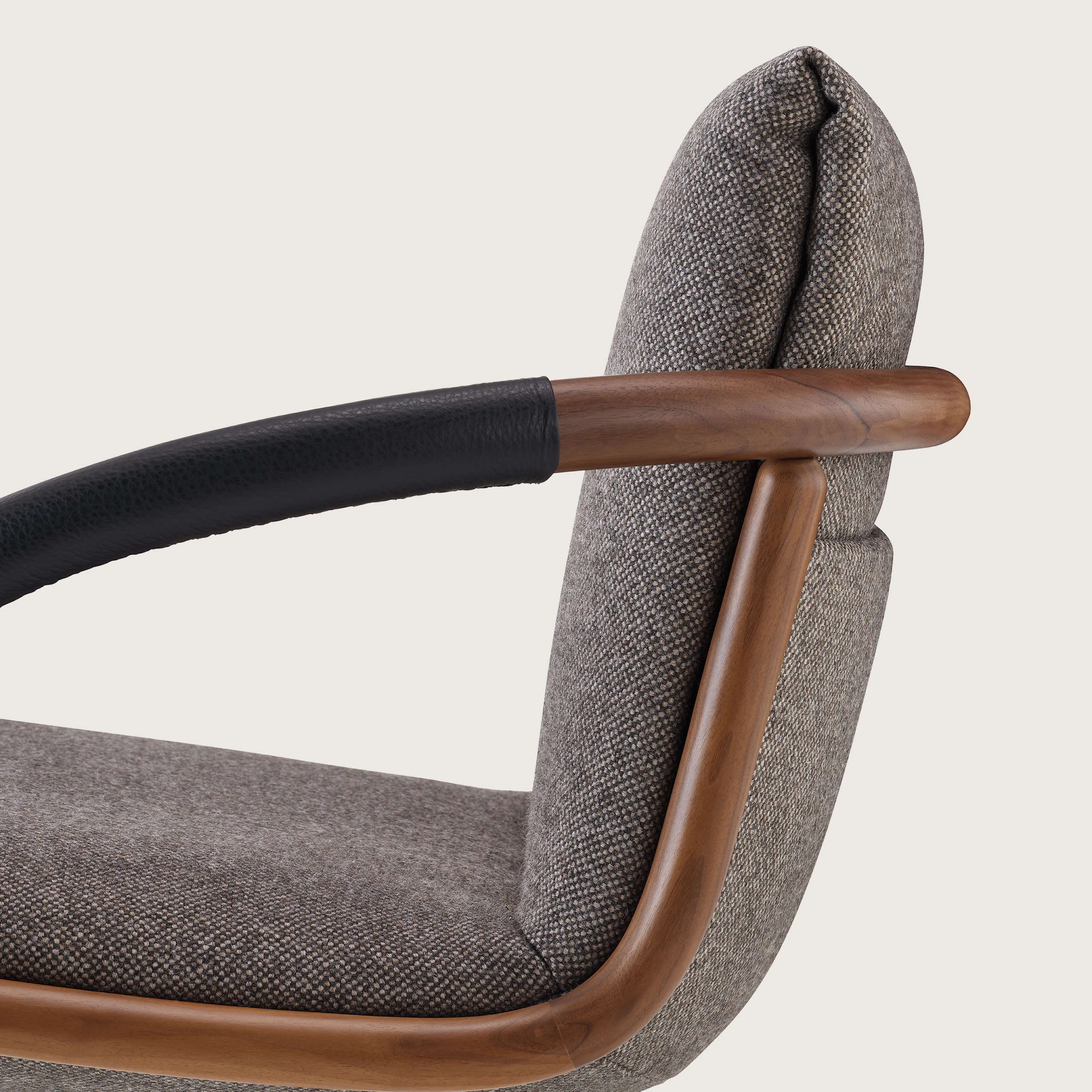 Full Loop Chair arm detail shot.