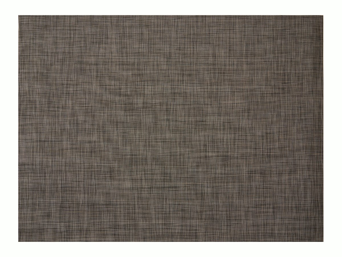 Mini Basketweave Rug - 6' x 9', Dark Walnut