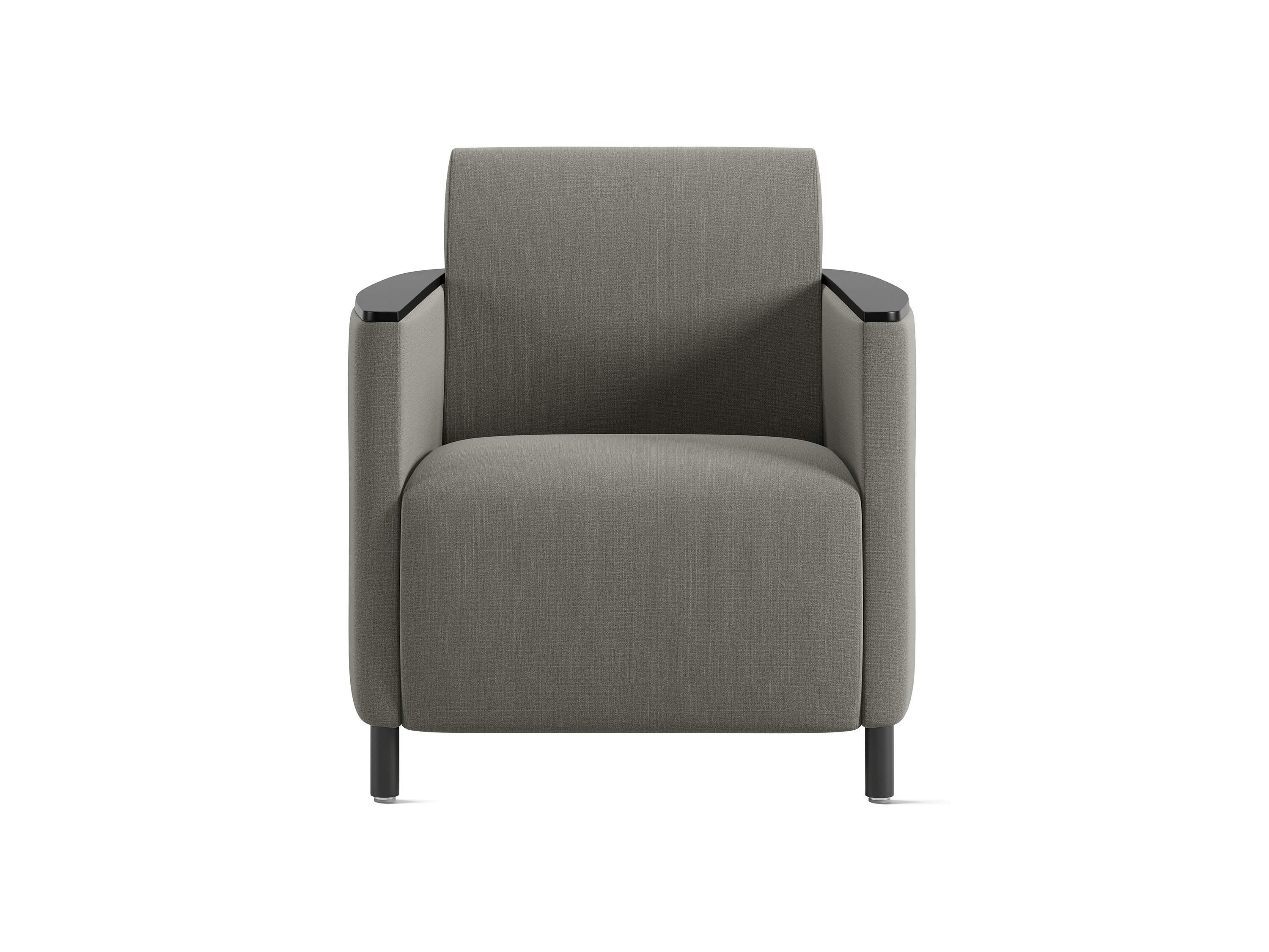 Pamona Armchair, dark grey, front