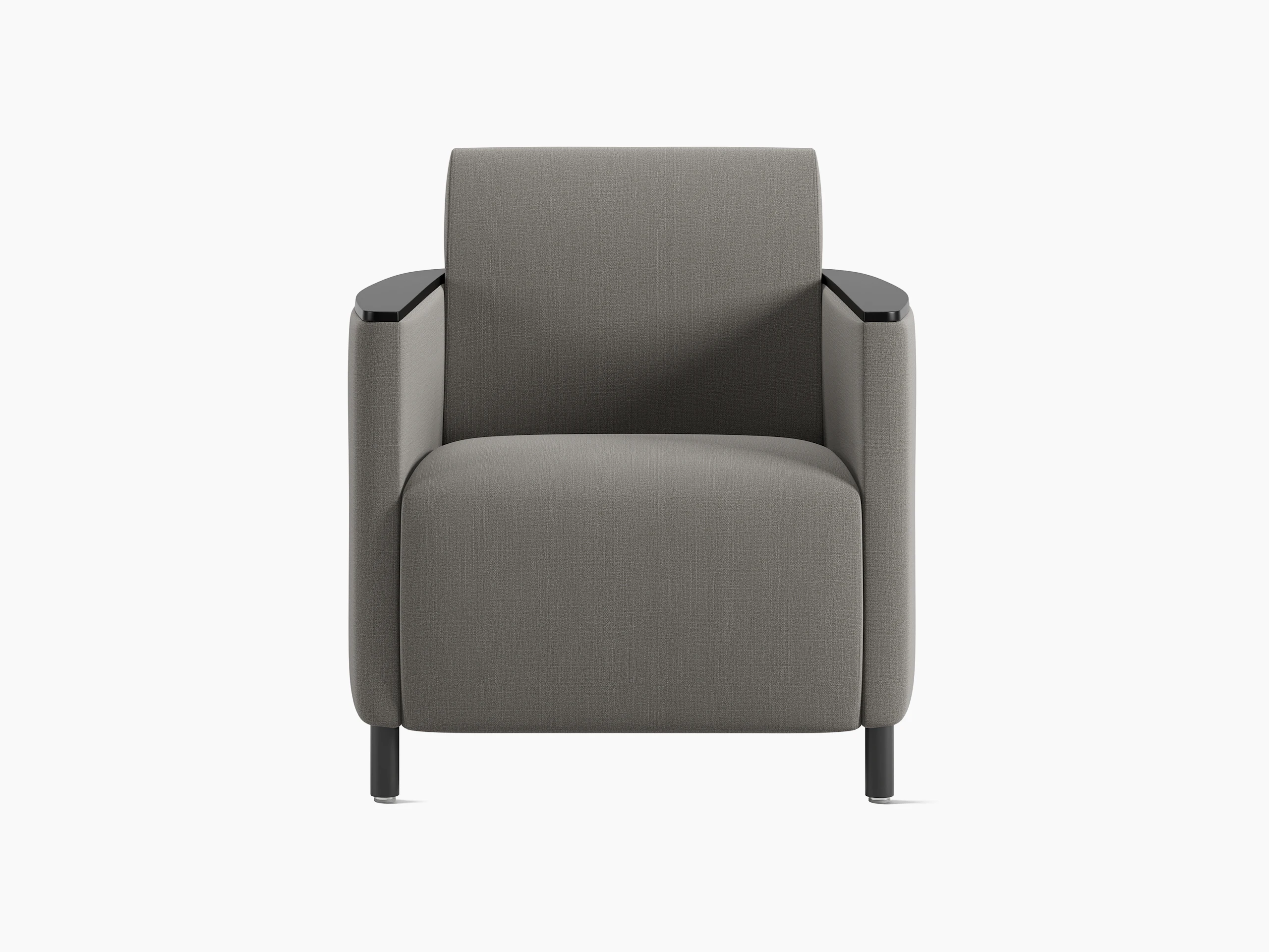 Pamona Armchair, dark grey, front