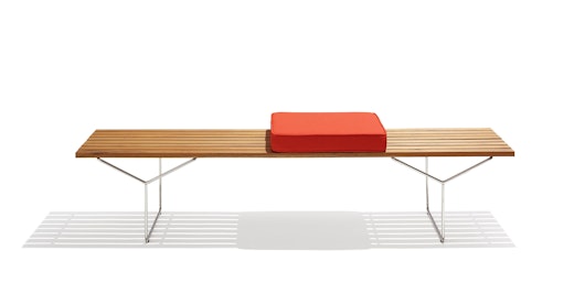 KnollStudio Teak Wood Bertoia Bench