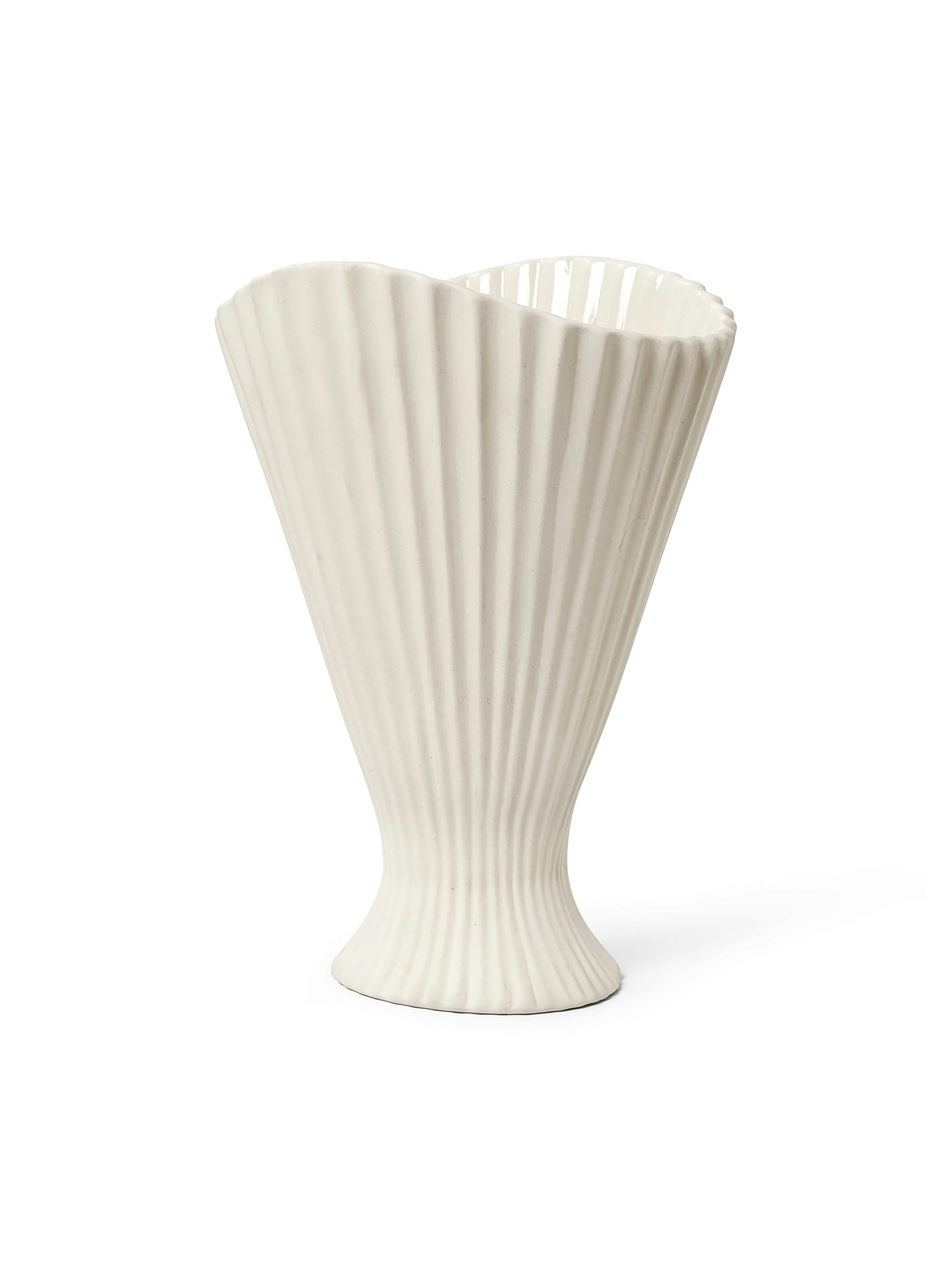 Fountain Vase - Off White, Large