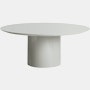 Myon Dining Table - Round,  70",  Silk Grey"
