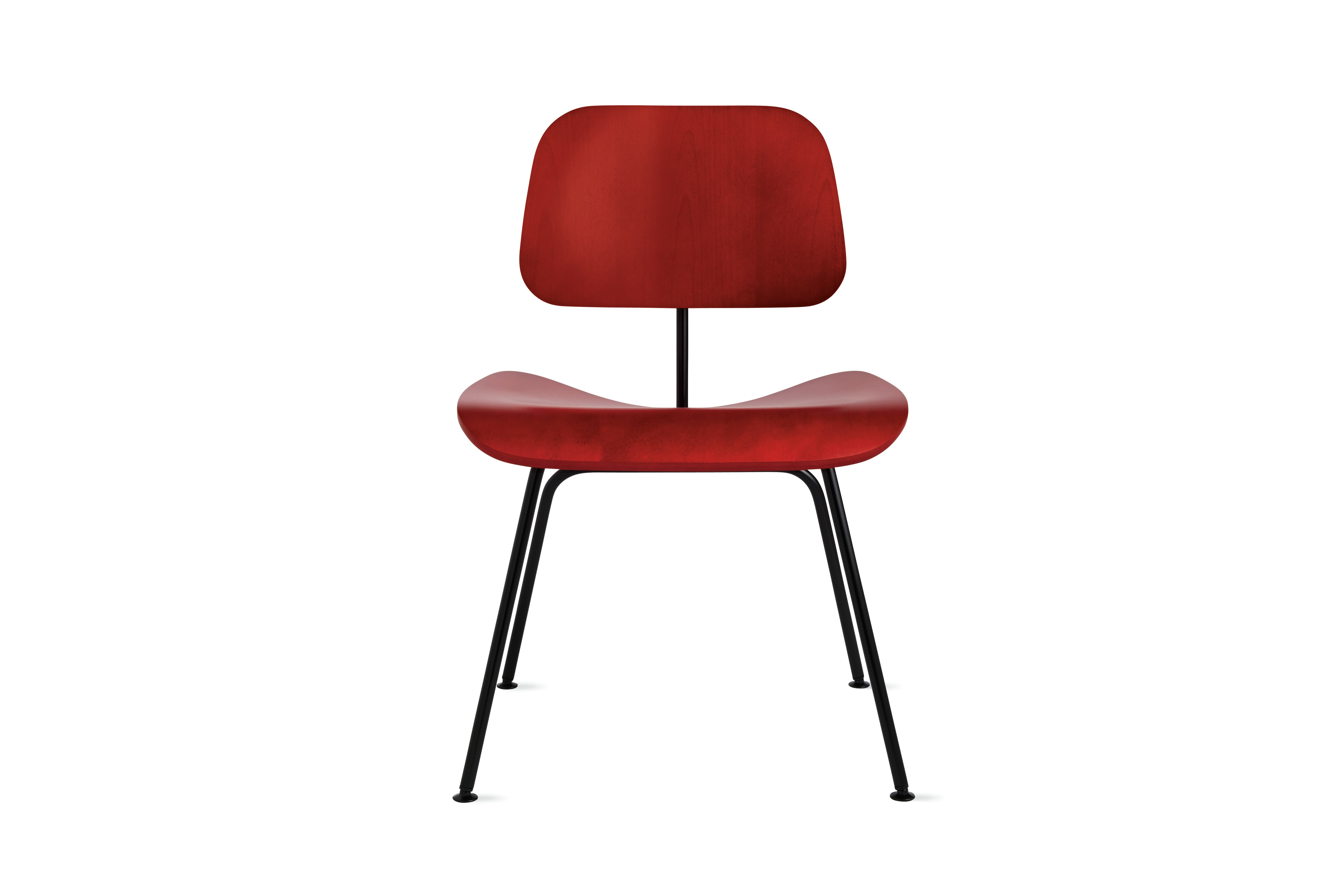 Eames Molded Plywood Dining Chair Metal Base (DCM)