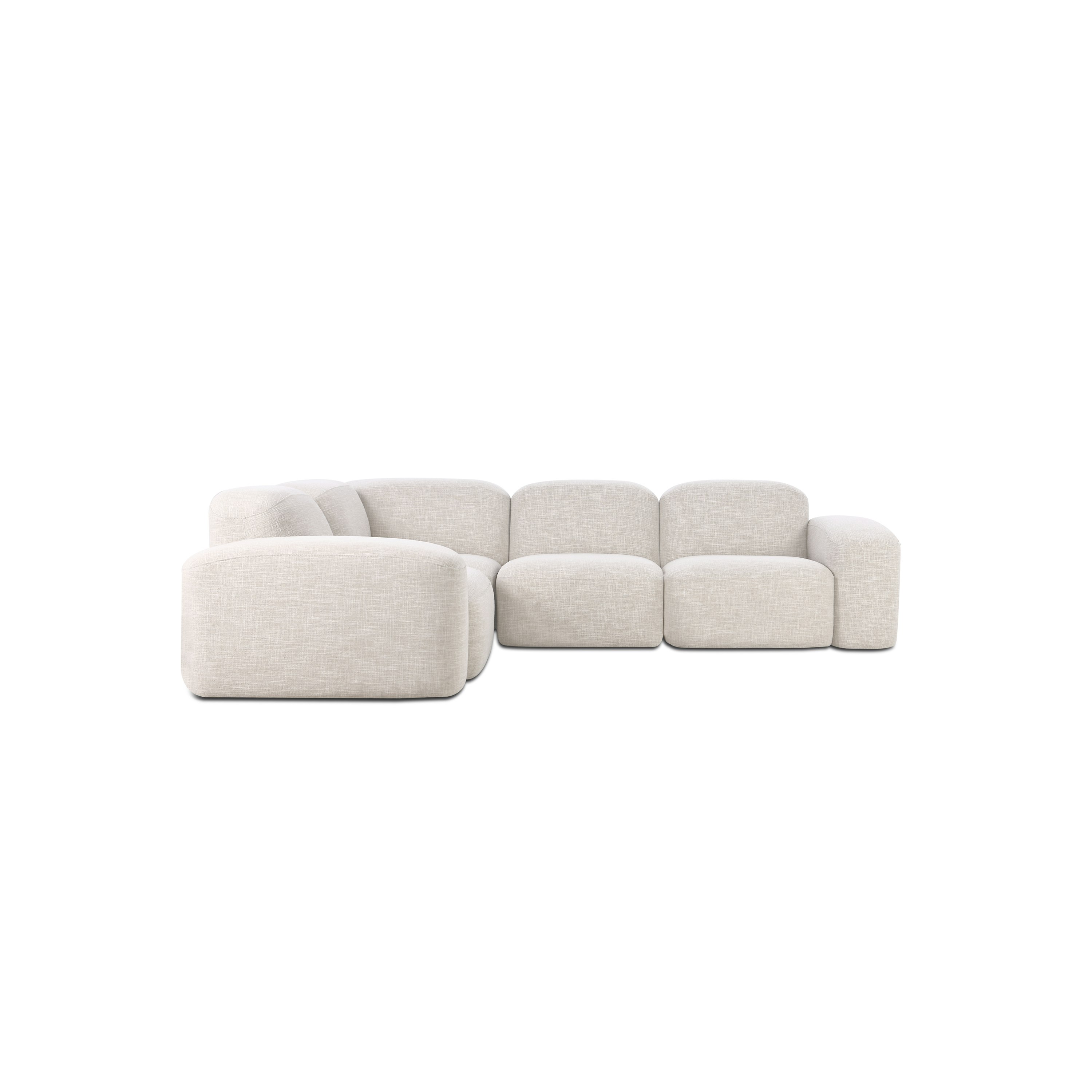 Muse Four Seat Corner Sectional - Byron, Oyster