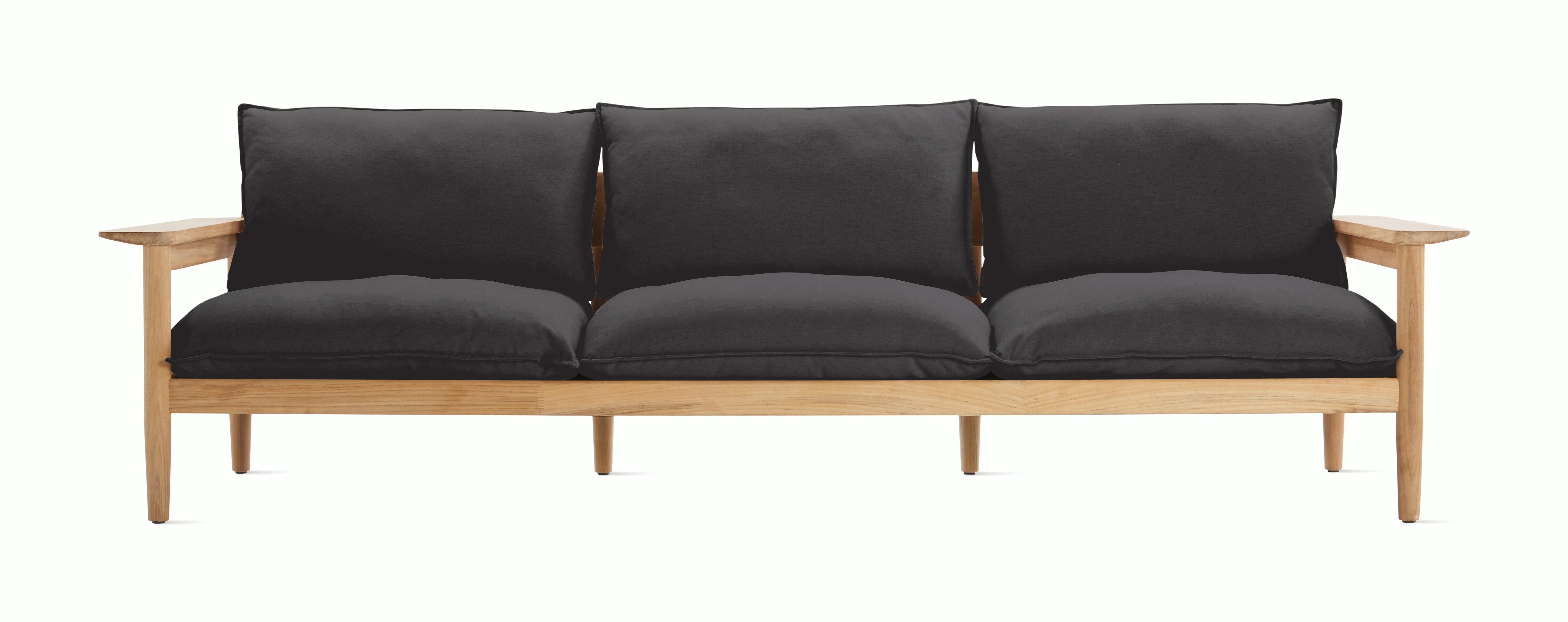 Terassi Sofa - Three Seater,  Heritage Char - NEW,  FSC Certified