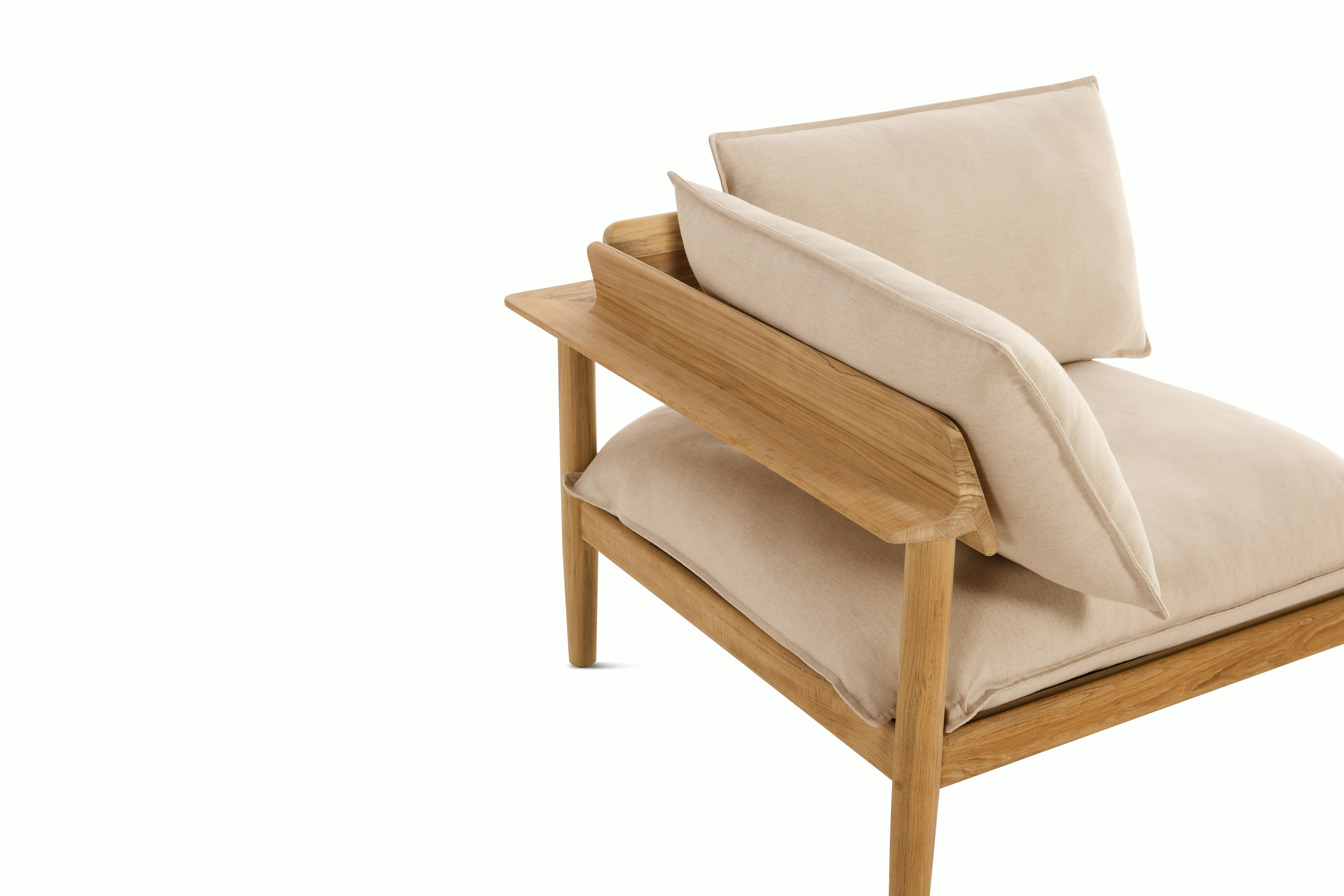 Terassi Corner Seat Module - Papyrus, FSC Certified