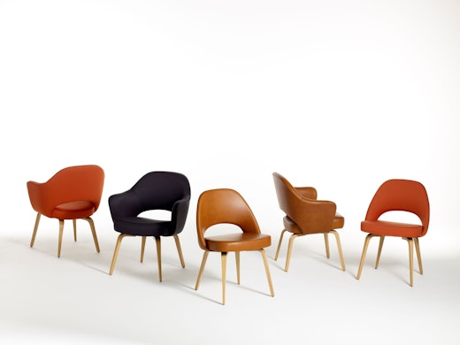 Saarinen Executive Armchair Armless Leg Type Wood