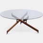 Bone Dining Table - Walnut