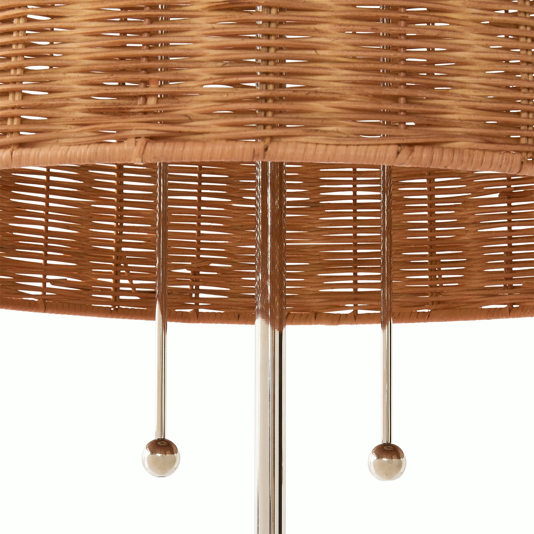 Bell Wicker Floor Lamp