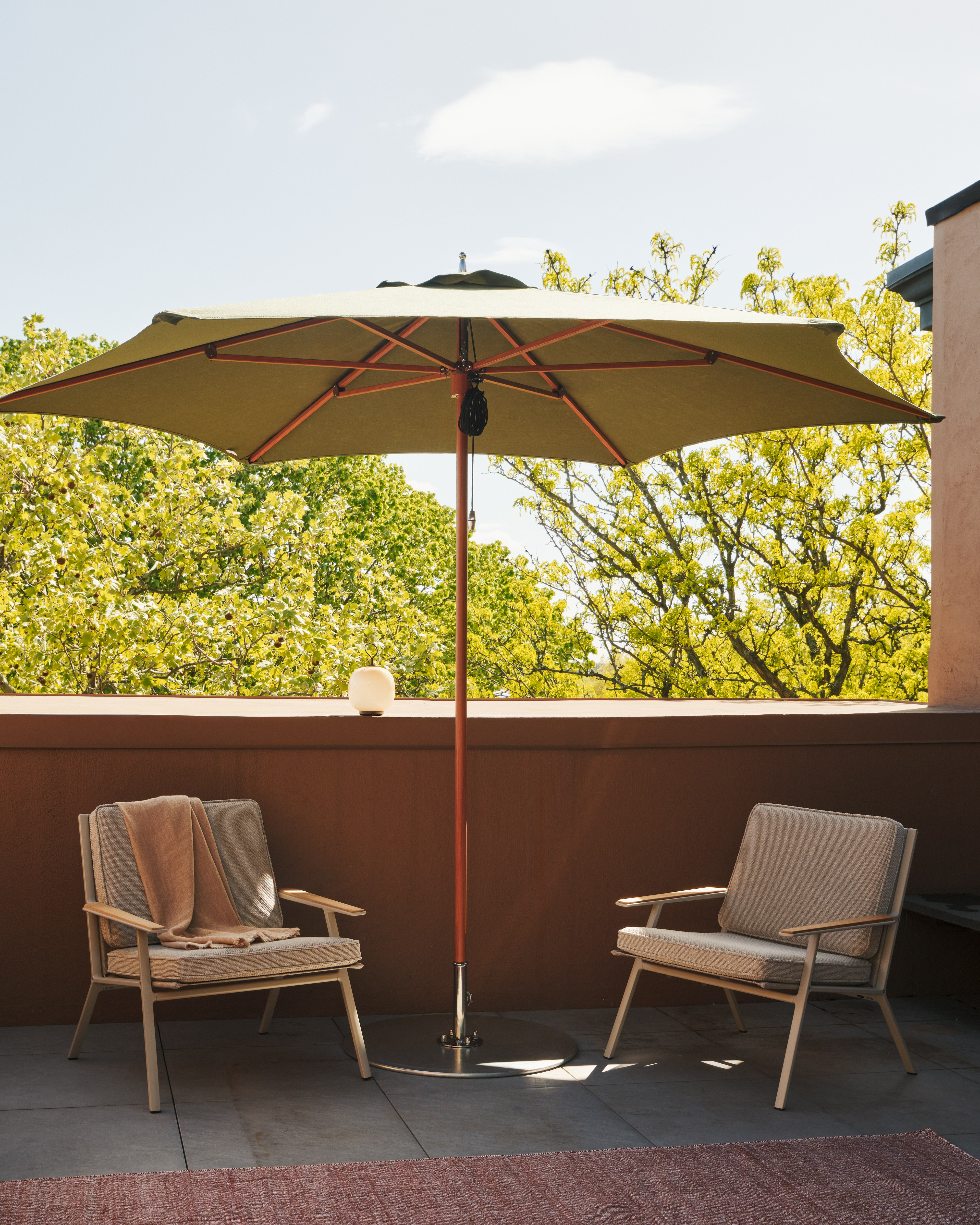 dwl patio umbrella Kingdom Double-sided Patio with Base Navy Blue One Structure  The Power of Three Introducing the Three Galtech 727 - 7.5 FT
