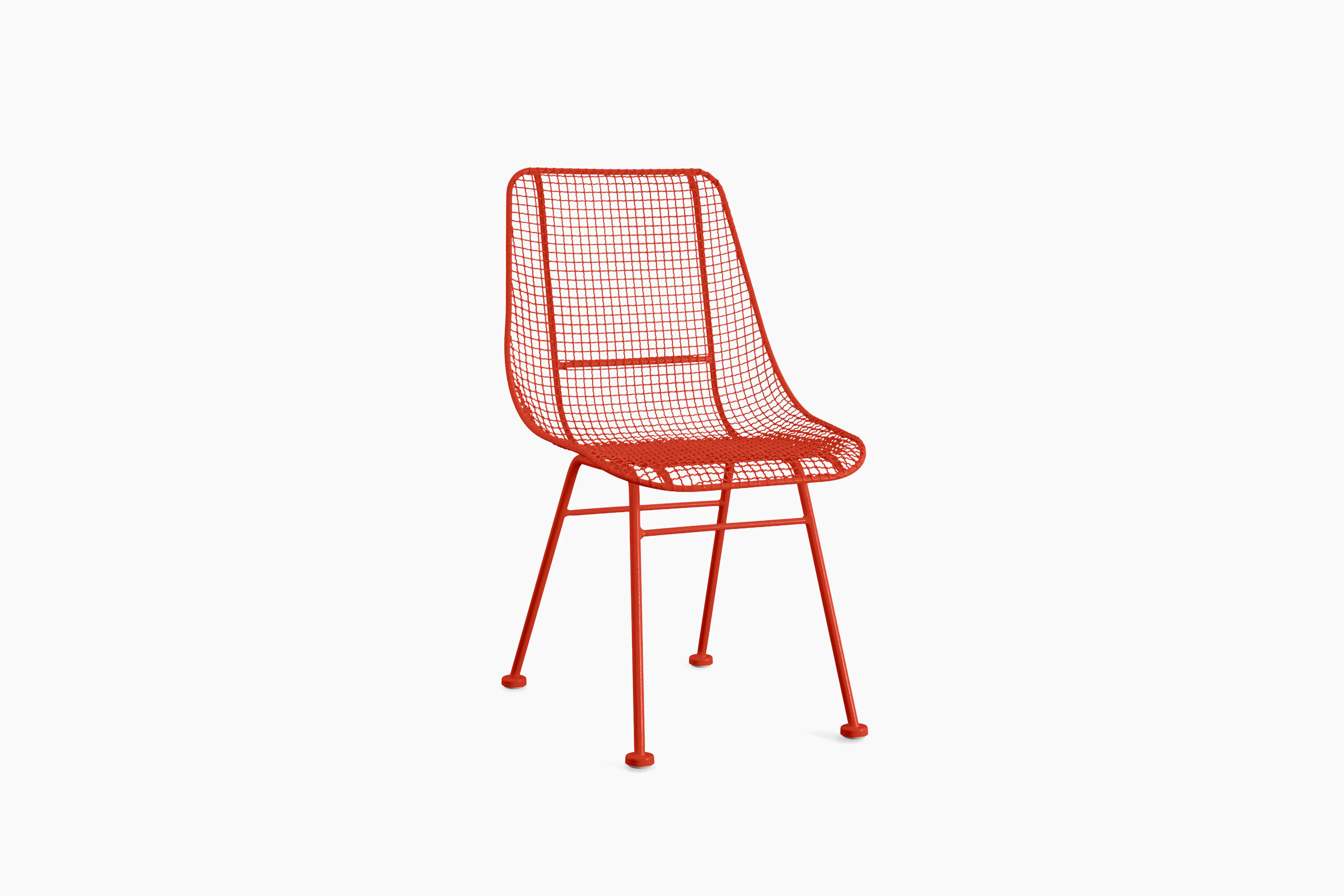 Sculptura Side Chair - red orange