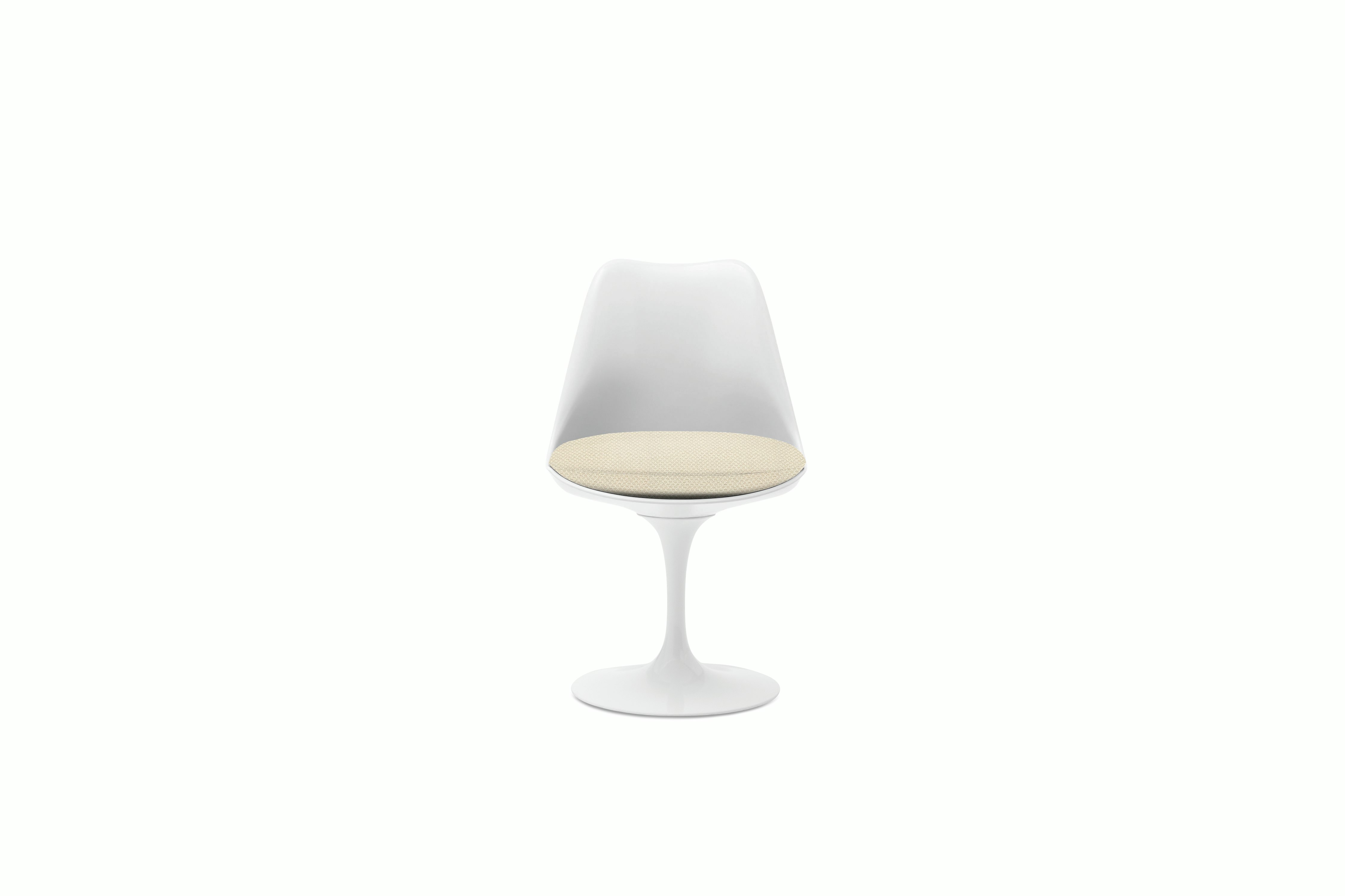 Saarinen Tulip Side Chair, Upholstered Seat