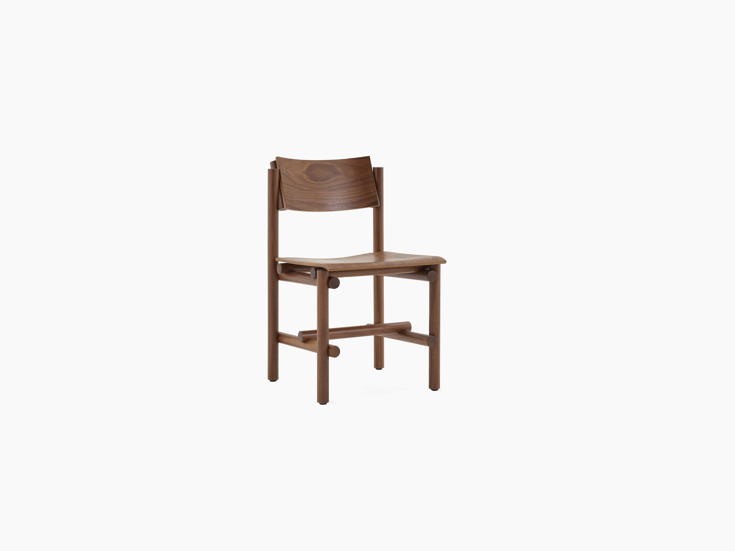 Muecke Side Chair - walnut