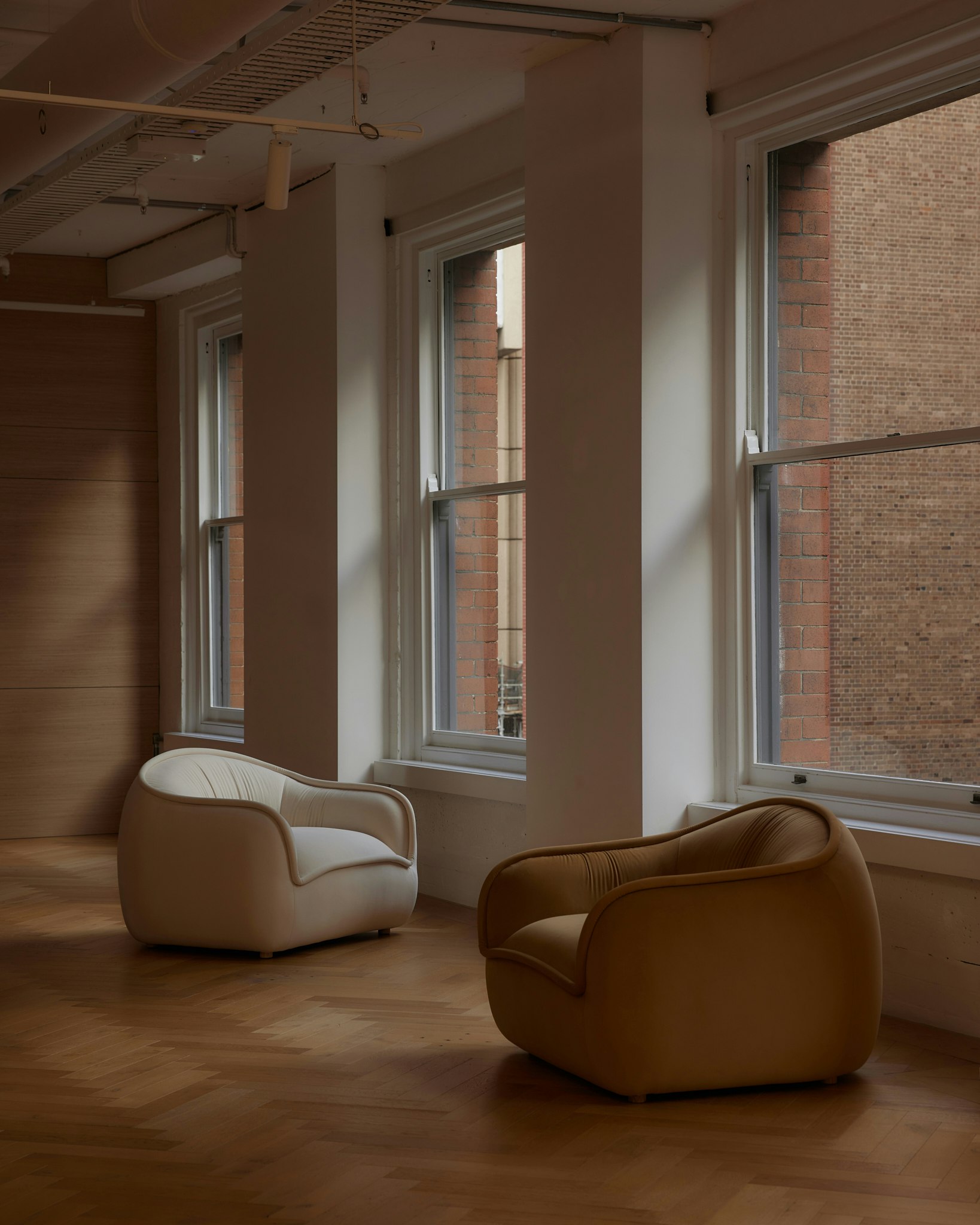 Tubo Chairs in Oat and Almond