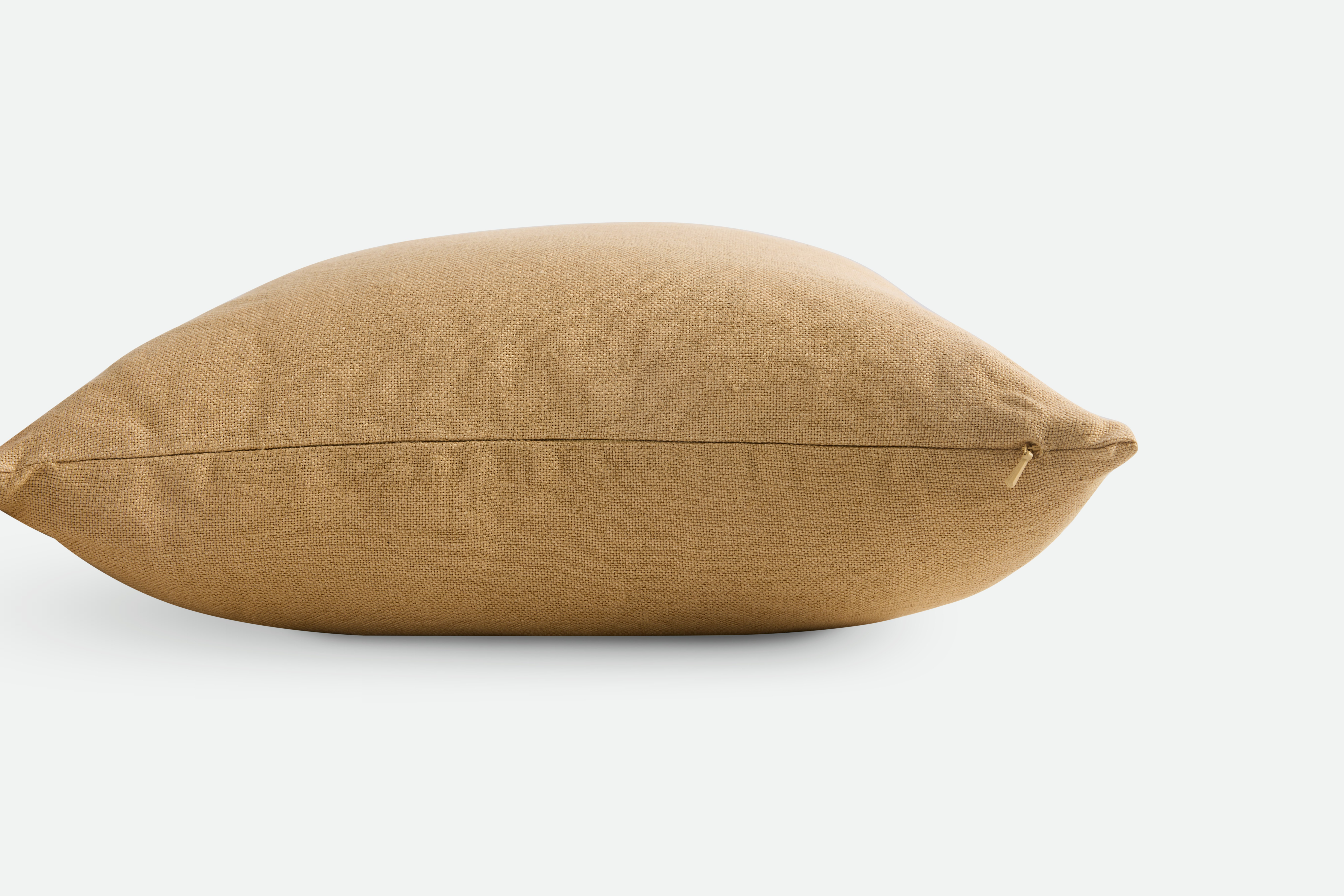 Brugge Linen Pillow,  tan,  18x18