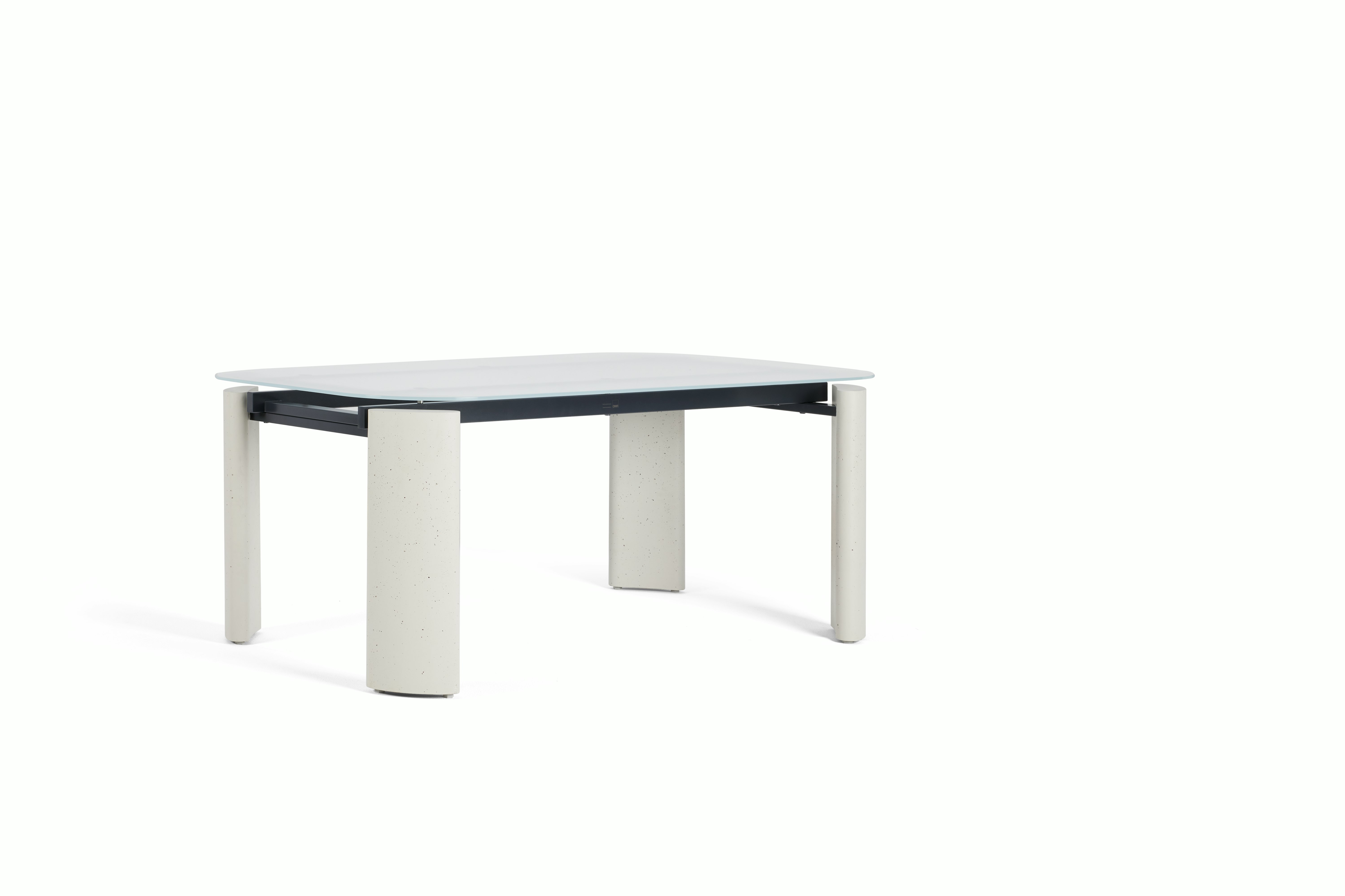 Paku Paku Dining Table - 75 inch, Clear