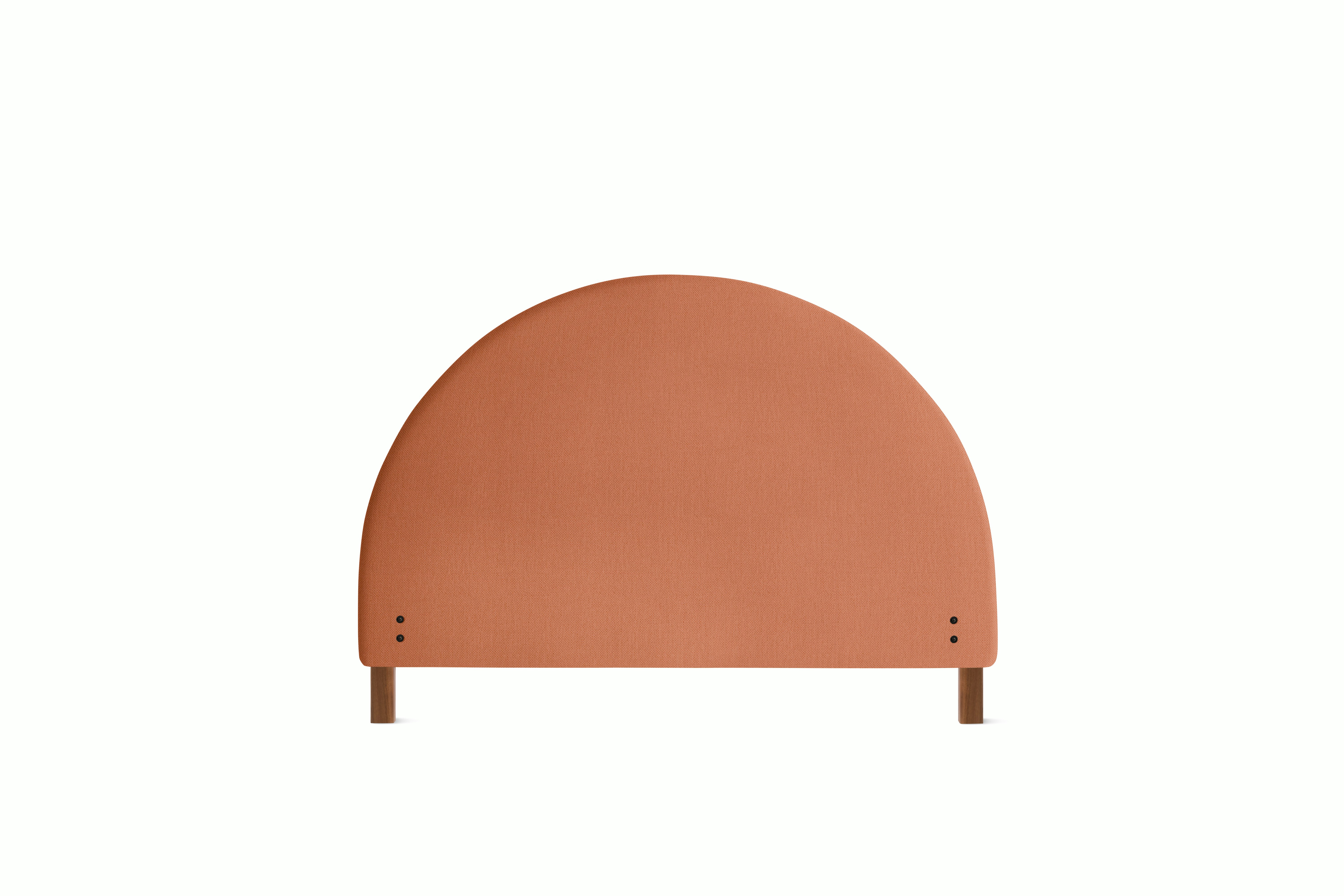A Demi Headboard  in caramelized viewed from the front.