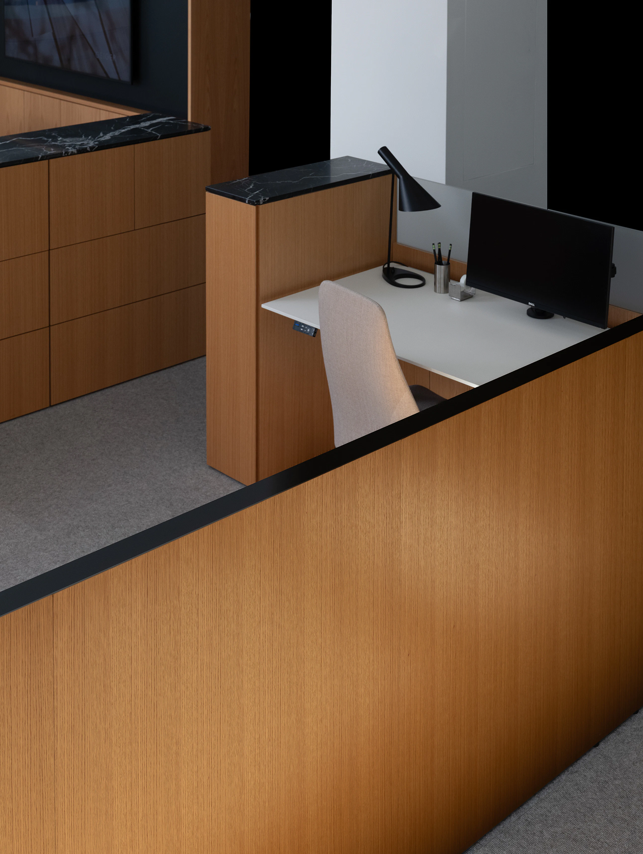 Geiger One Open Plan office setup