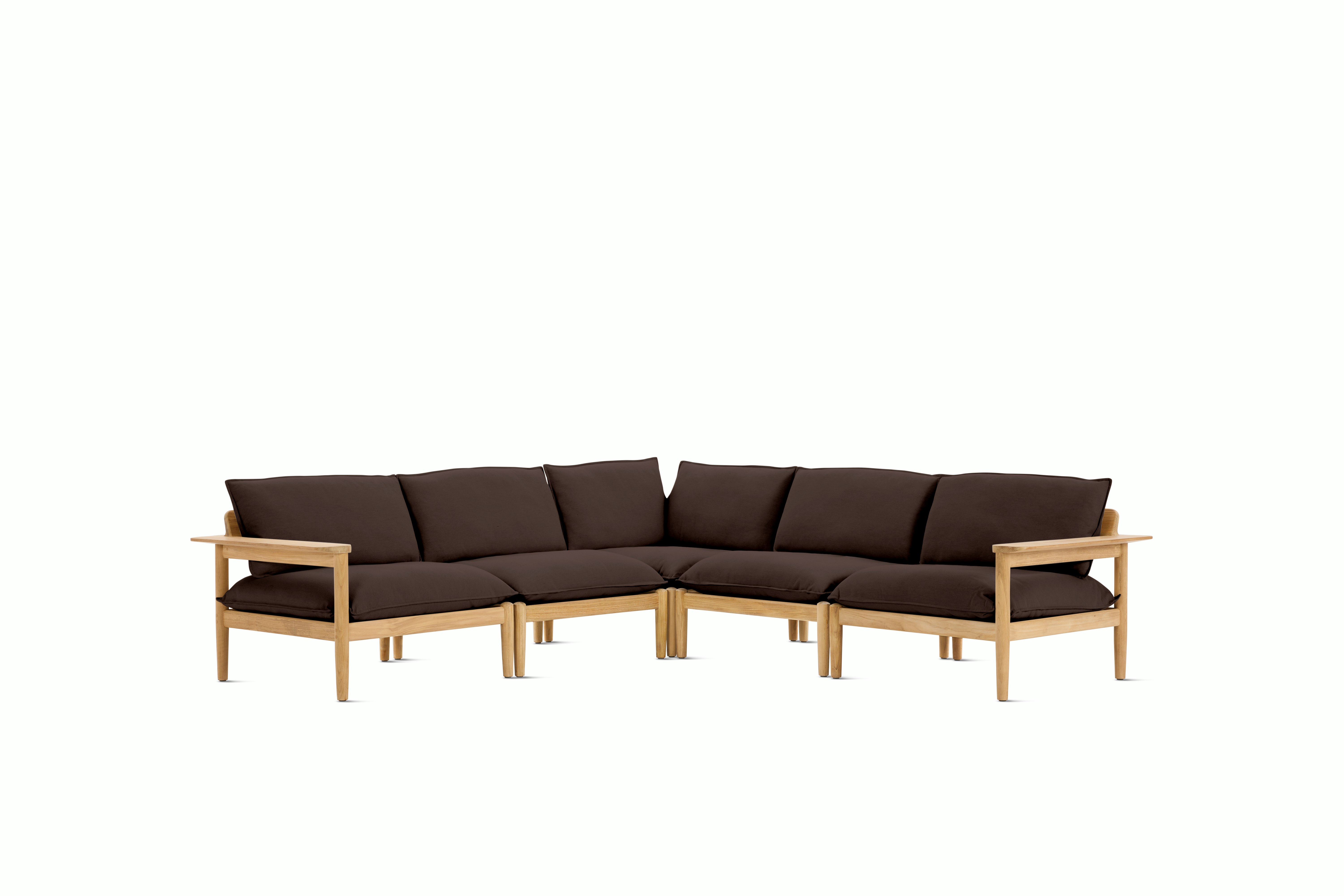 Terassi Corner Sectional - Sable, FSC Certified