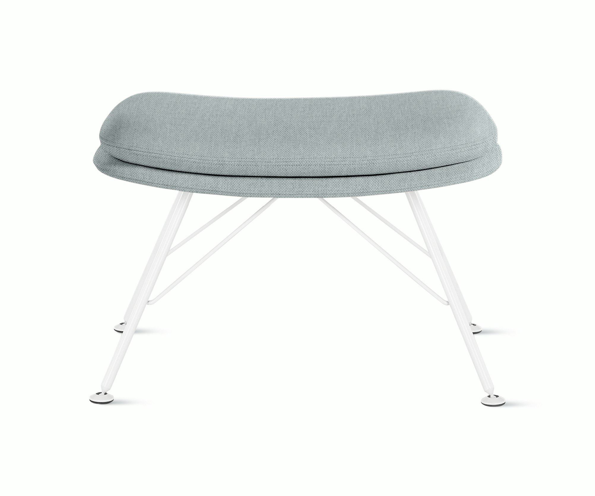 Striad Ottoman - Mode,  Surf,  Wire,  White
