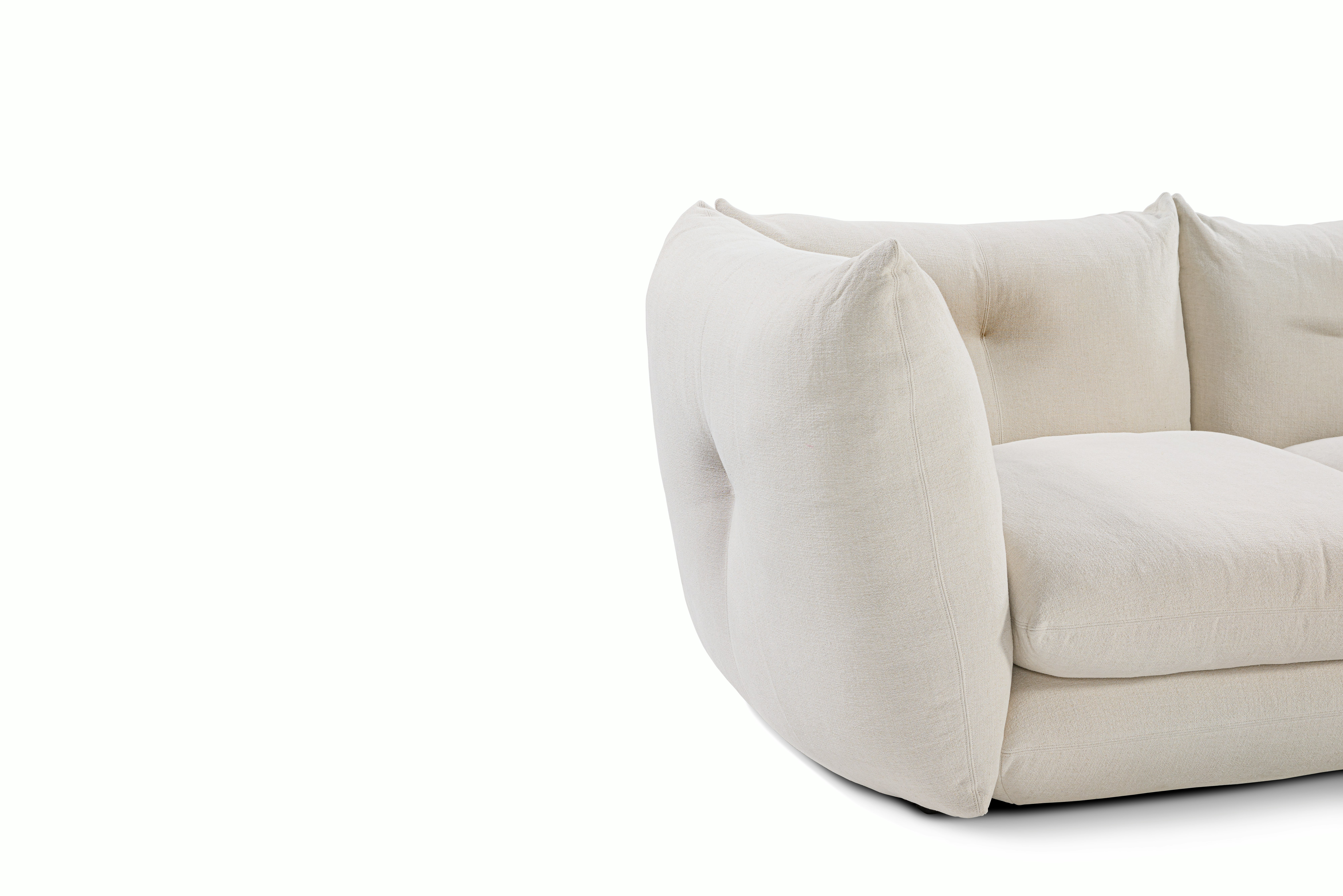 Pillo Sectional -  Corner,  Five Seater,  Standard,  Haven,  Ivory