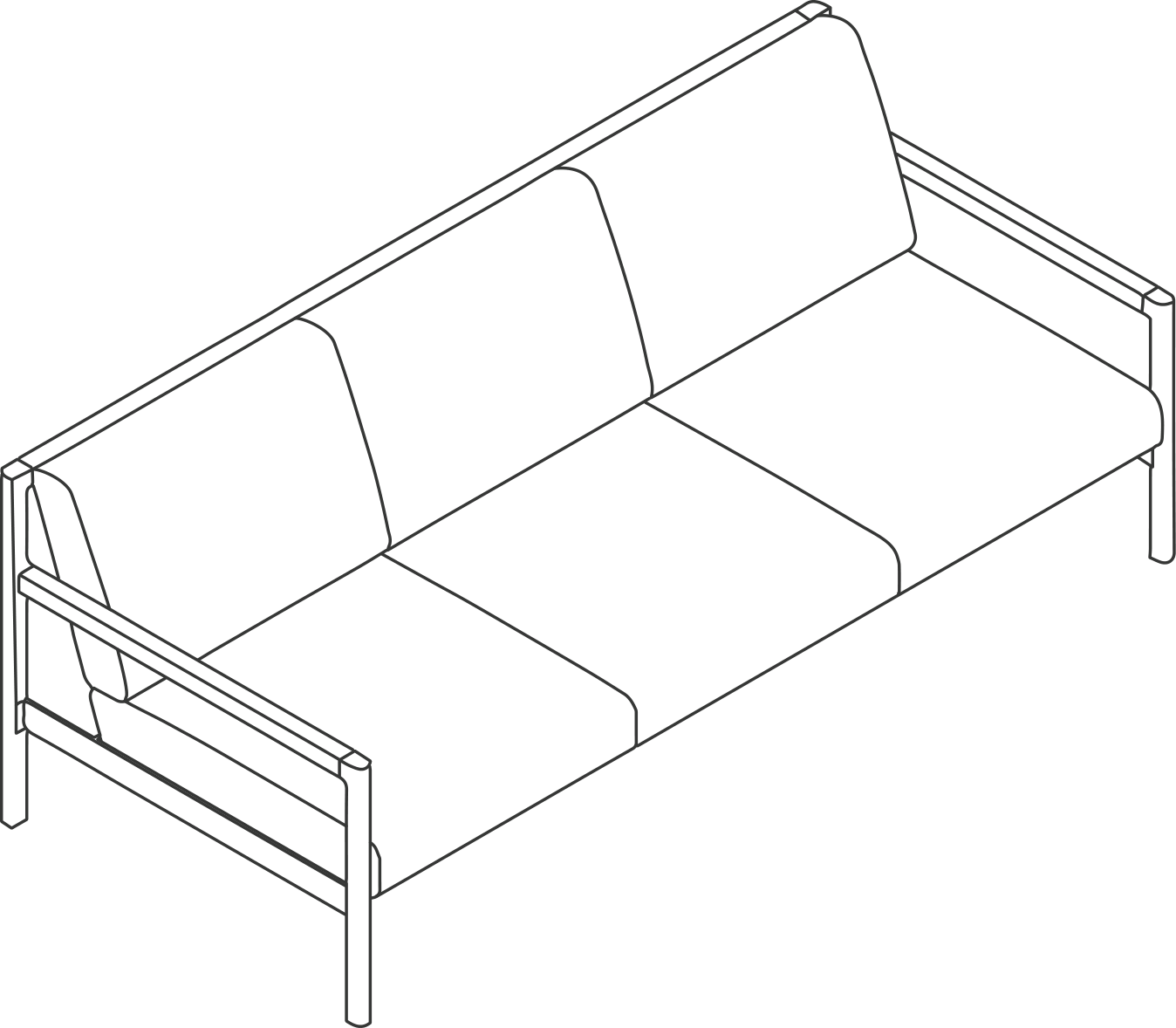 A line drawing - Brabo Sofa | Sofa