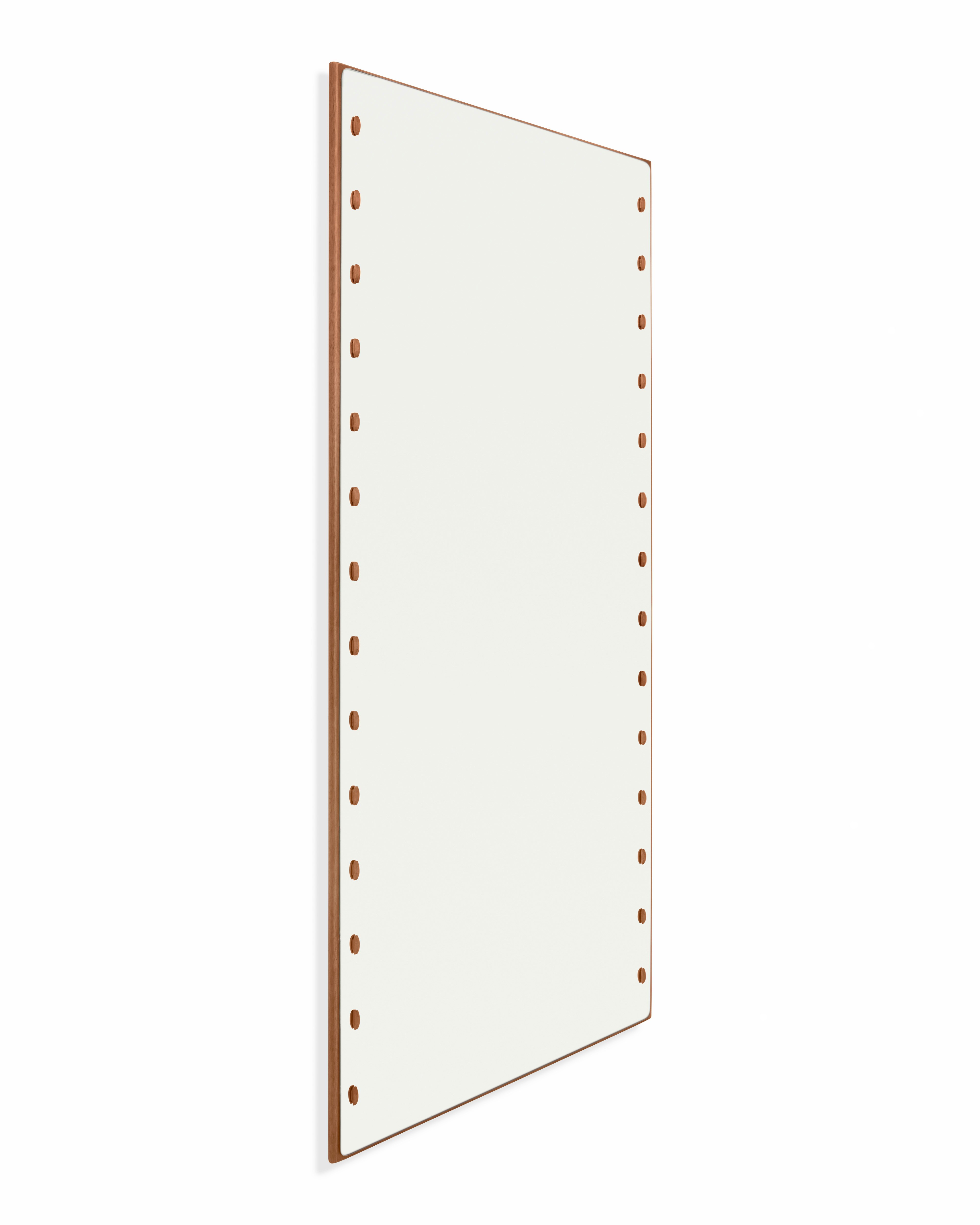 Stitch Mirror  in Walnut angle view