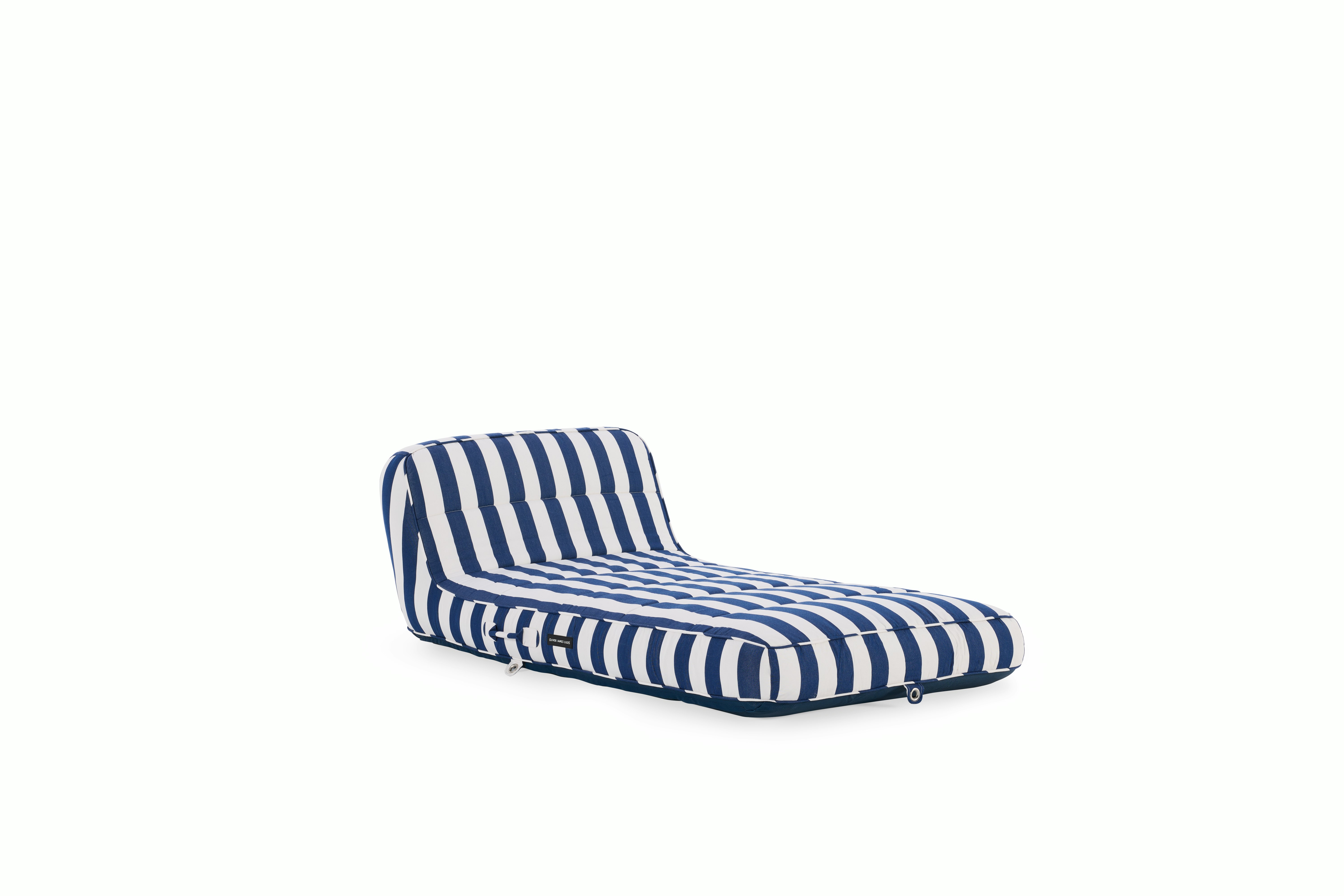 Single Lilo Pool Float - blue/white stripe