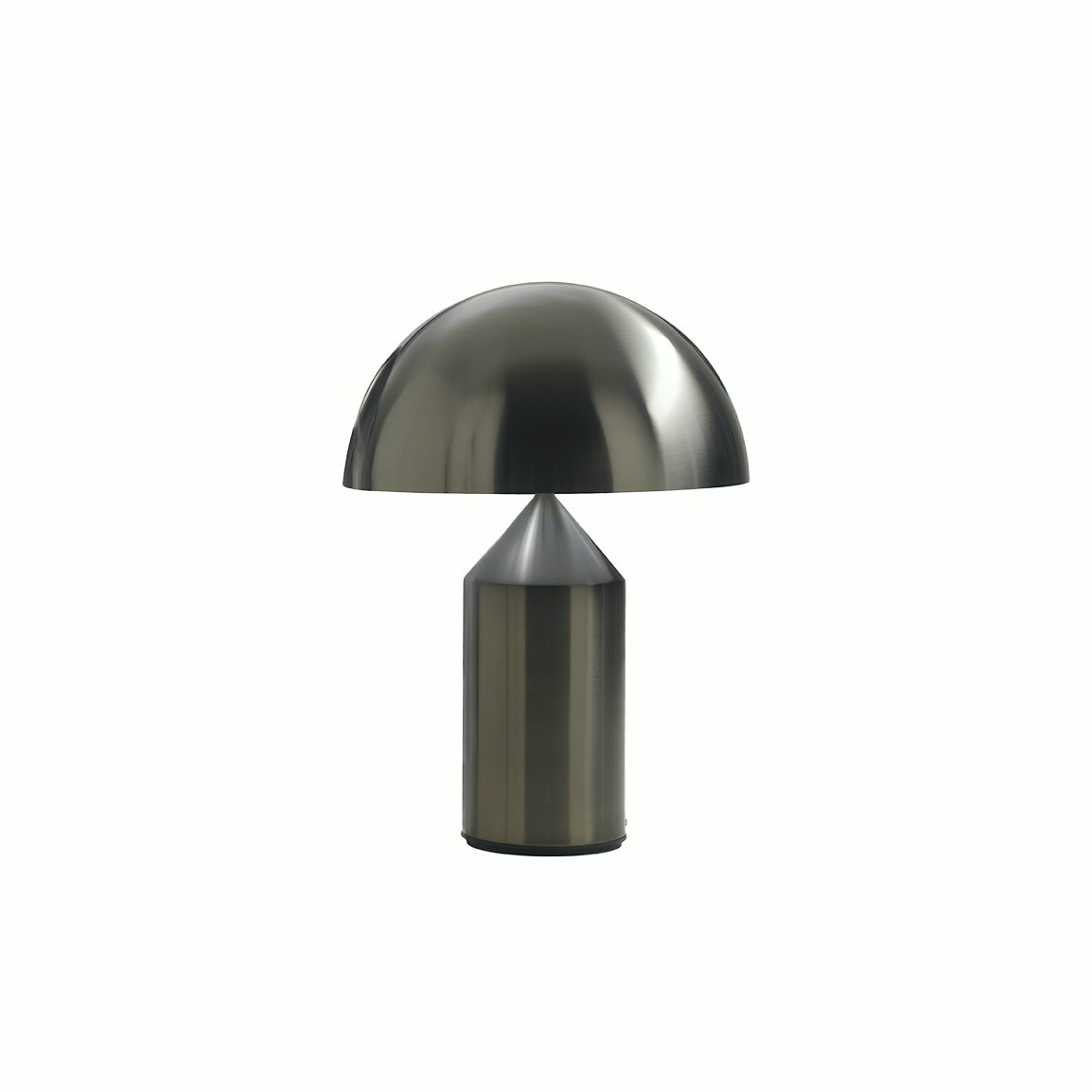 Atollo Table Lamp - Satin Nickel, Medium