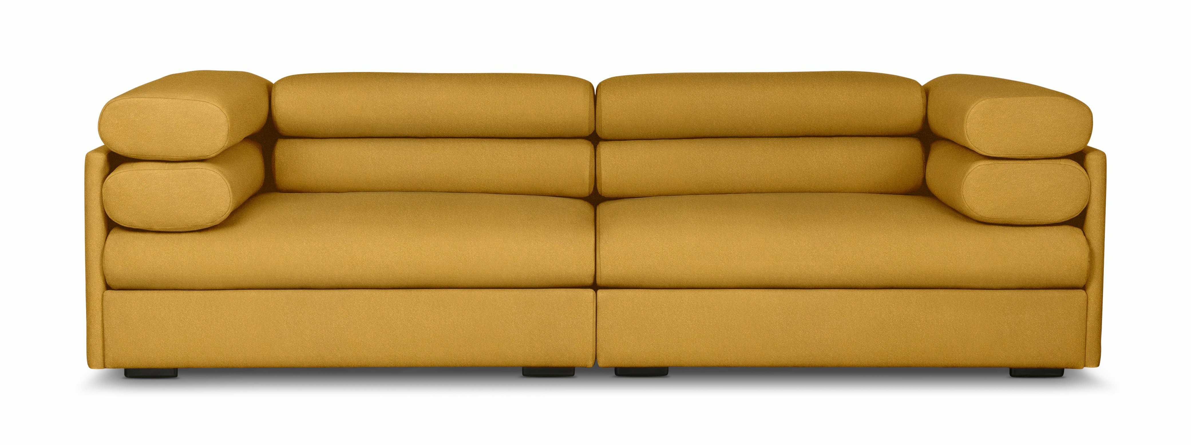 Elogio Sofa - Three Seater,  Alpaca Alto,  Mutarde